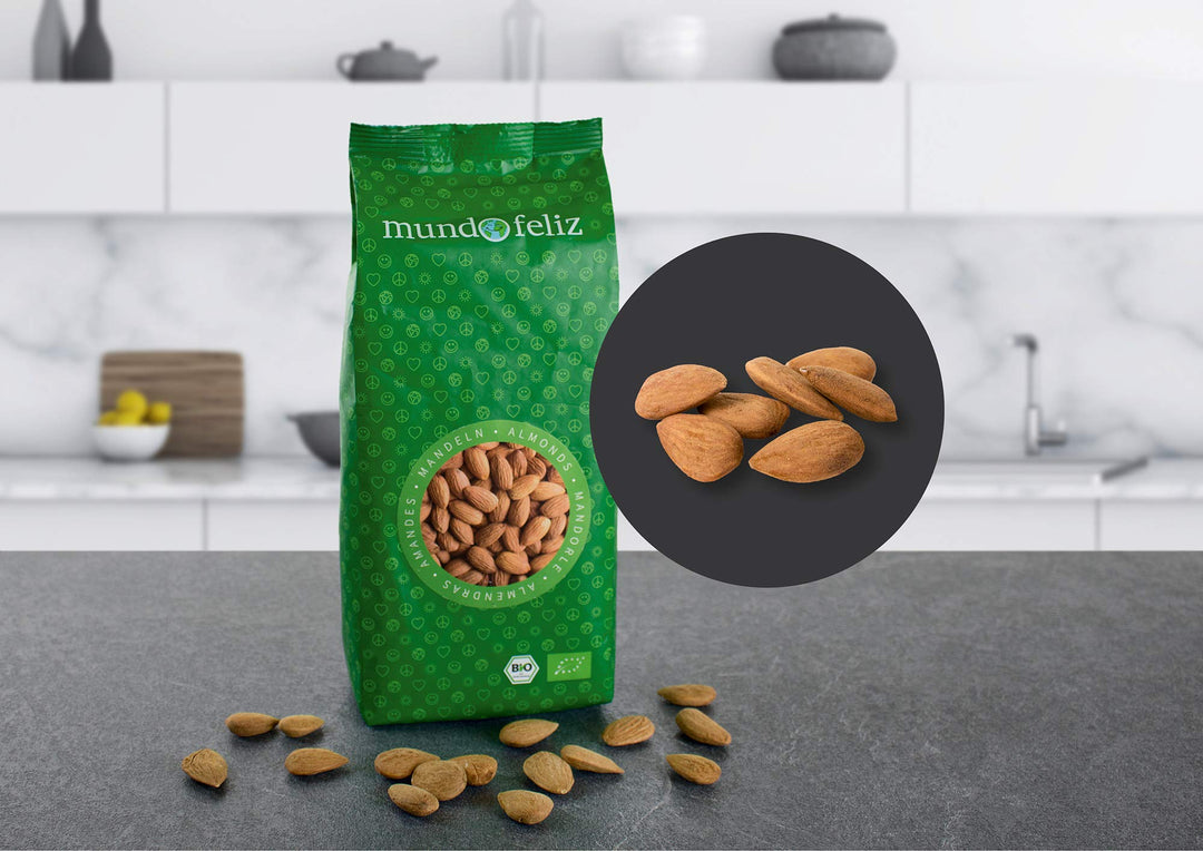 Mundo Feliz - Organic Whole Almonds 2 x 500 g