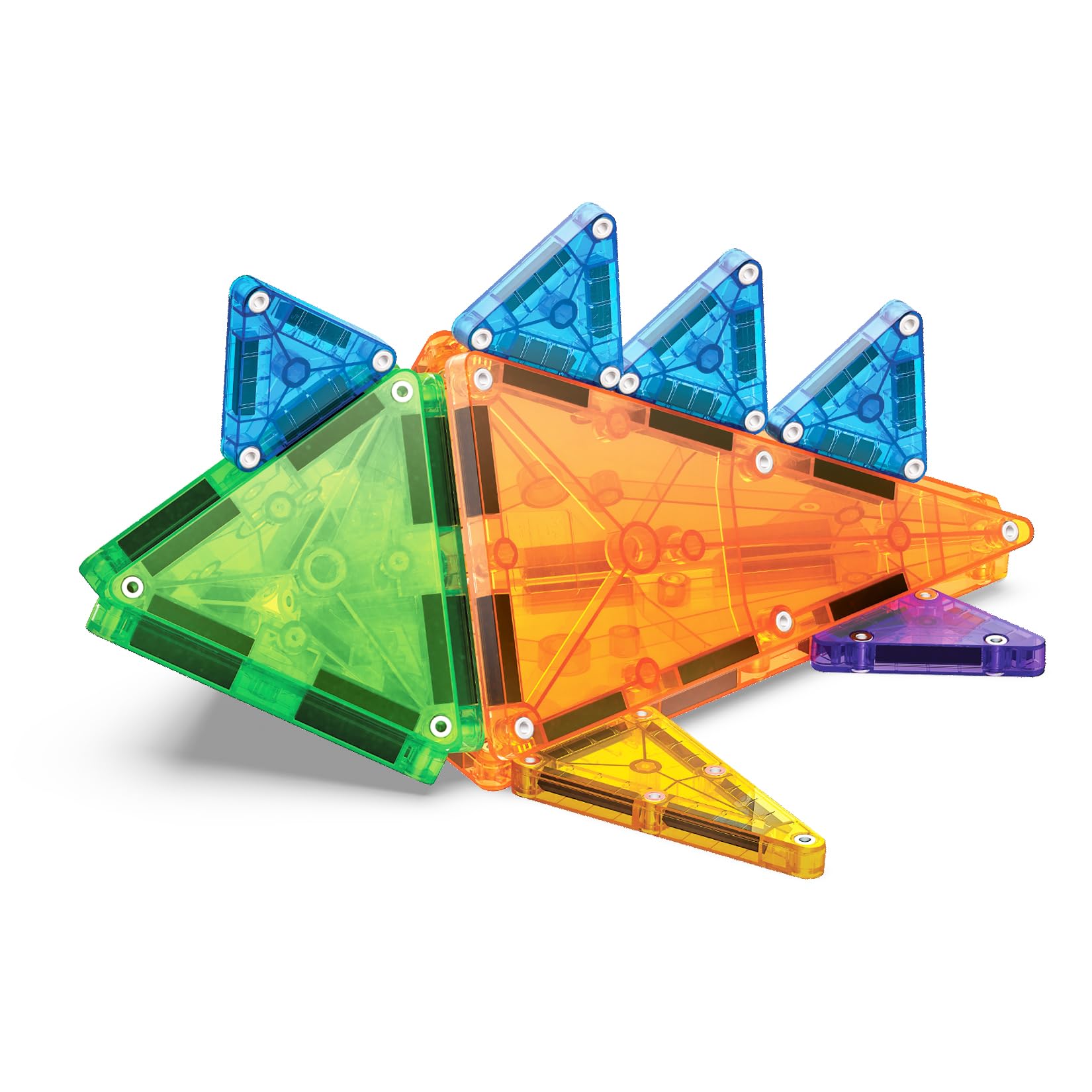 Magna-Tiles MicroMAGS 46-Piece Combi Set - Building Toy for Ages 3+