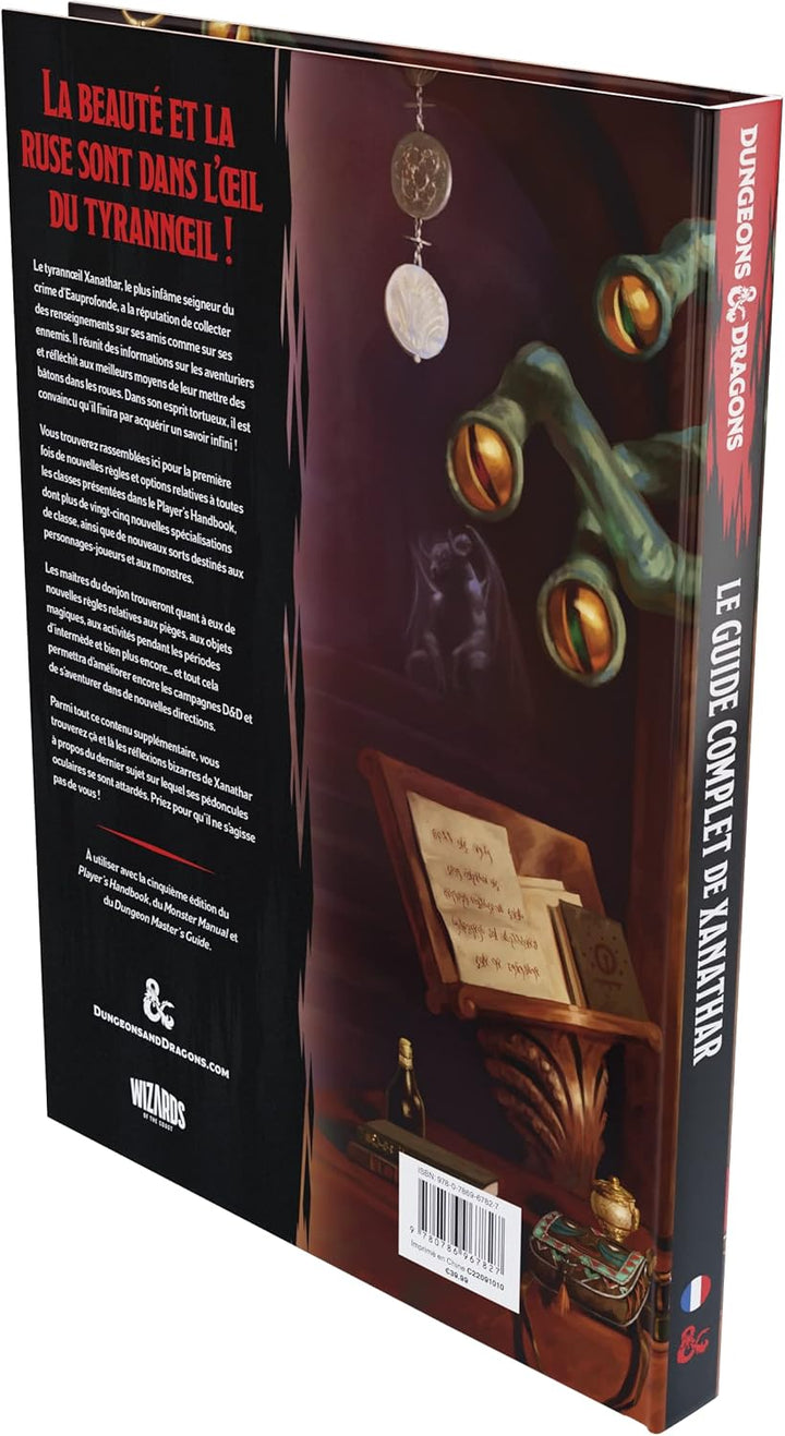 WIZARD OF THE COAST Dungeons & Dragons Le Guide Complet de Xanathar - 5th Edition Expansion for Ages 12+ [FRENCH]
