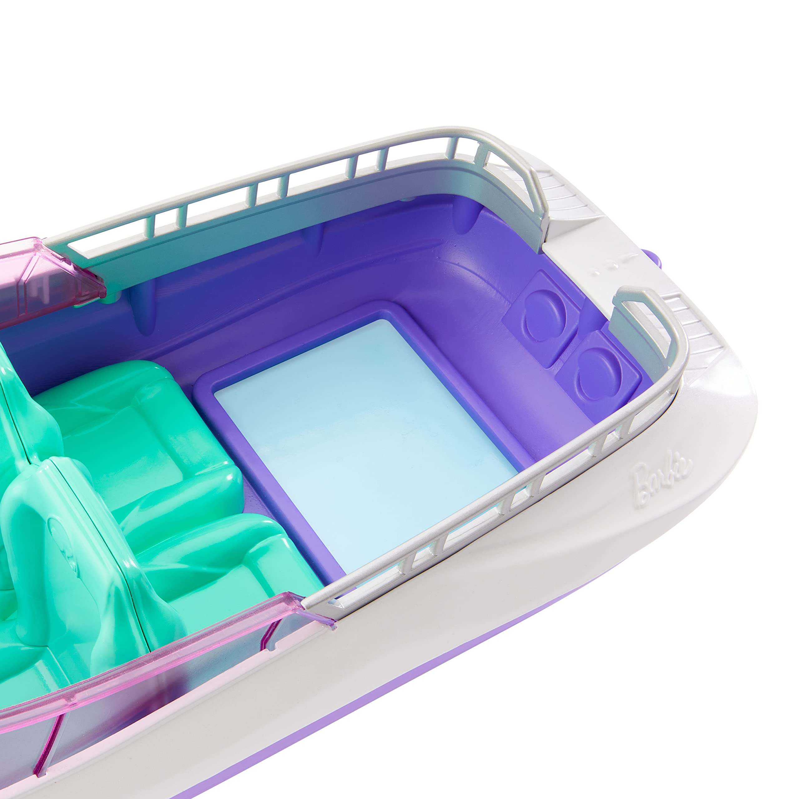 Barbie Mermaid Power Playset with 2 Barbie Dolls & 18-inch Floating Boat | Multicolor | HHG60 5