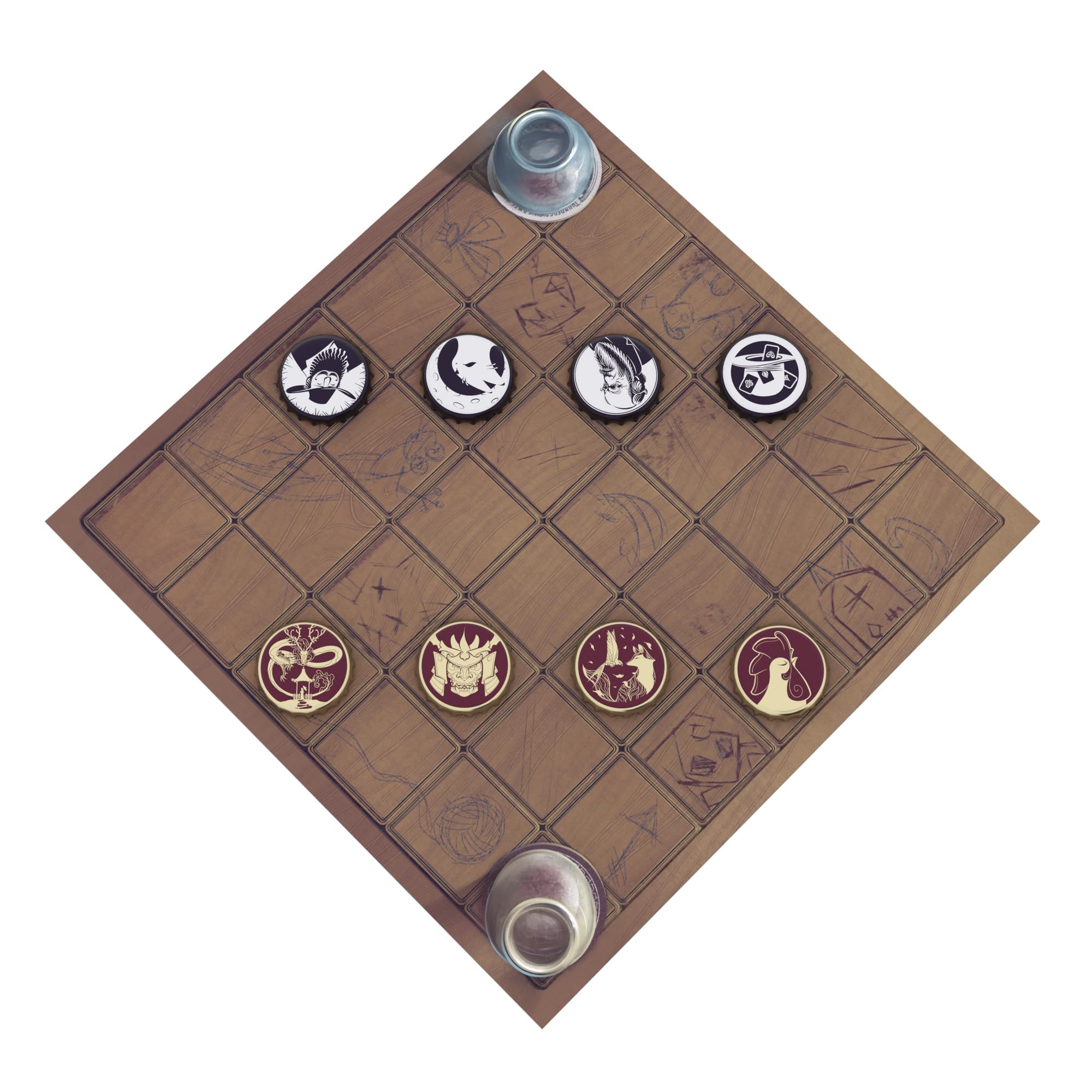 Thundergryph Games Top Cap - 2 Player Puzzle Strategy Game | Quick Play | Multicolor