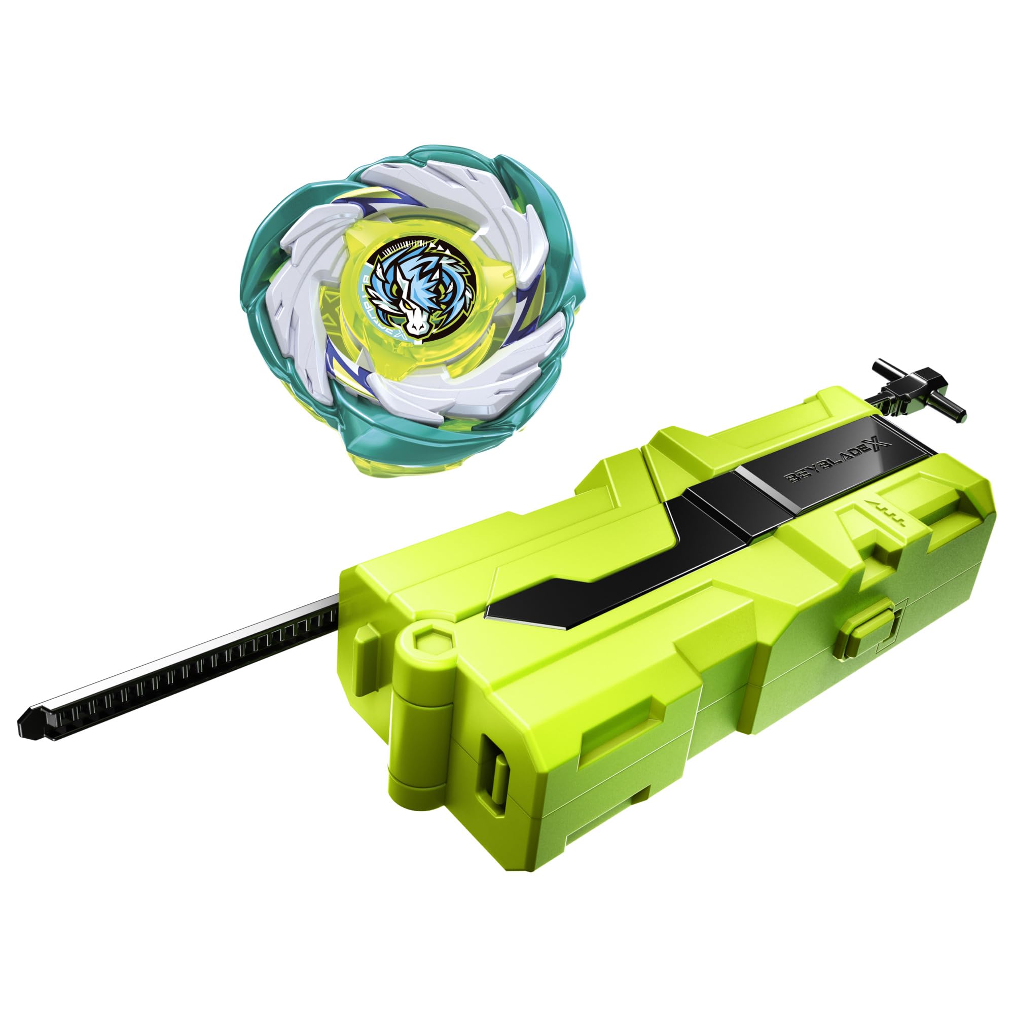 Hasbro Beyblade X Clip & Rip Launcher with Blast Pegasus A Tr Right-Spin Attack Top 2