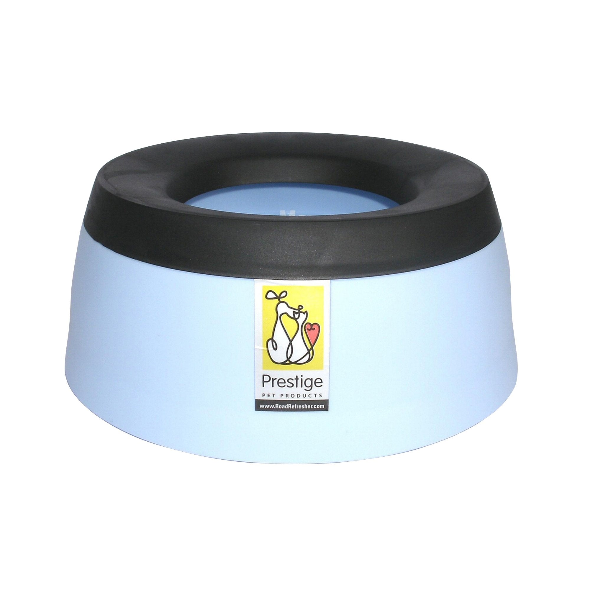 Road Refresher Non Spill Pet Water Bowl - Eliminates Spills & Slobber | Size S | Blue