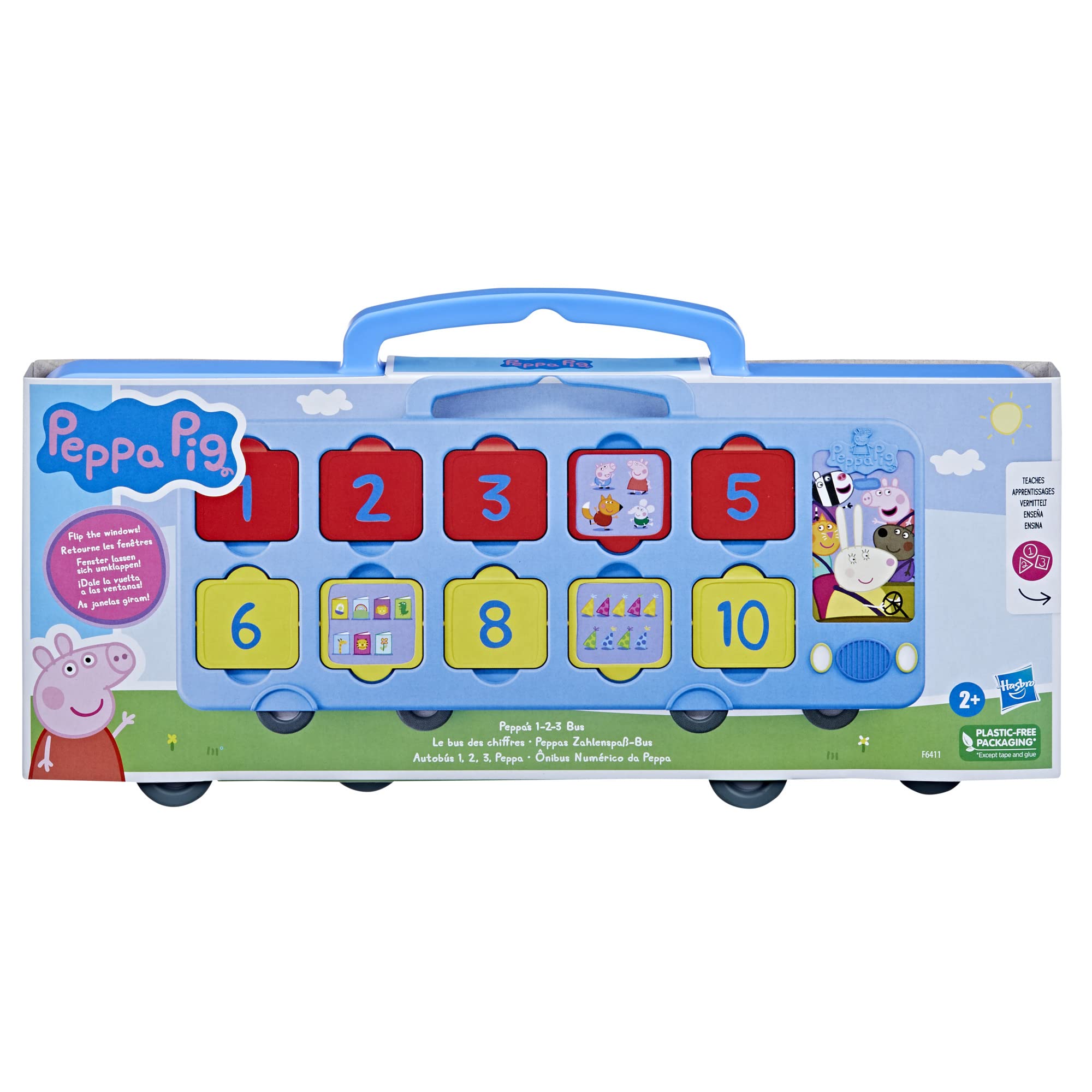 Peppa Pig Learn with Peppa Bus - Educational Counting Toy for Toddlers 4