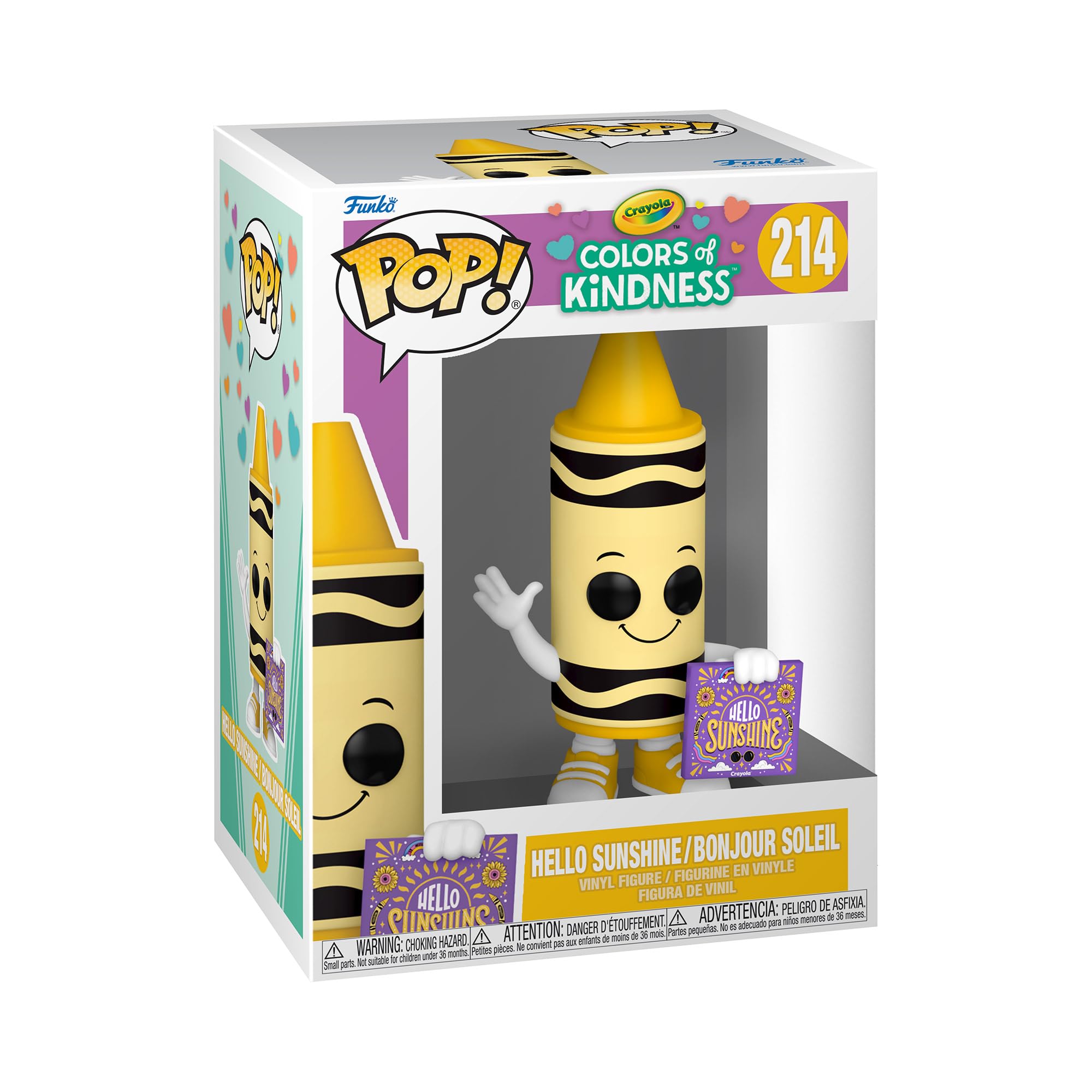 Funko POP! Ad Icon: Crayola - Yellow Crayon - Sunshine Crayon (Kindness) Vinyl Figure 8