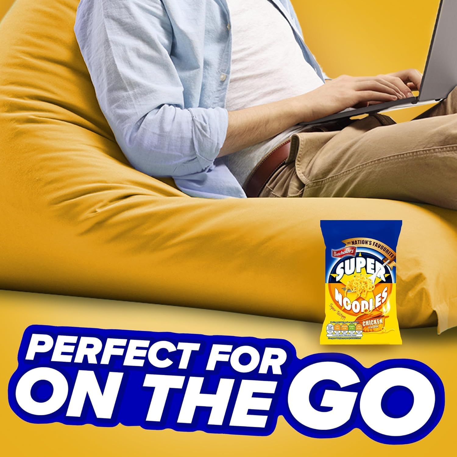 Batchelors Super Noodles Chicken Flavour Instant Snack 90g 5