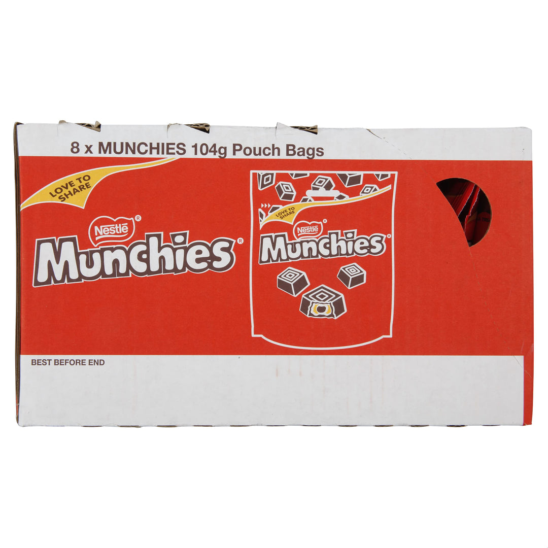 Munchies Milk Chocolate and Caramel Sharing Bag, 104g