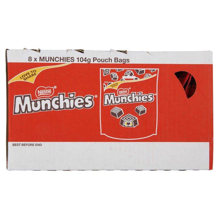Munchies Milk Chocolate and Caramel Sharing Bag, 104g