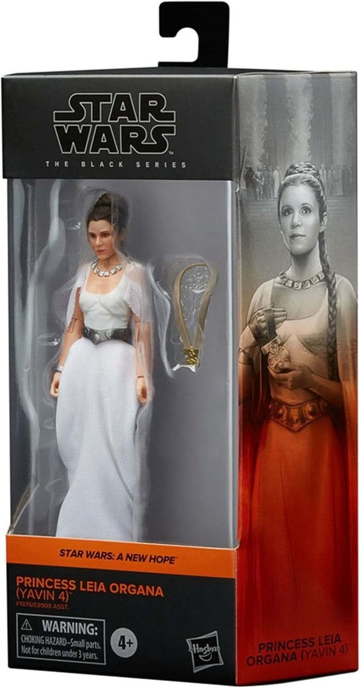 Hasbro Star Wars The Black Series Princess Leia Organa (Yavin 4) Action Figure - Premium Articulation & Movie-Inspired Design