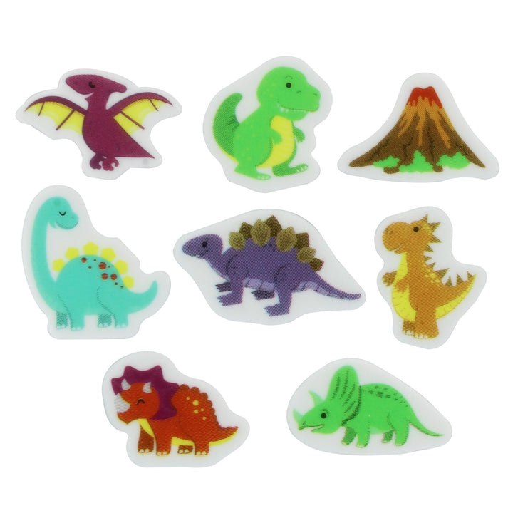 Culpitt - Dinosaur Sugar Decorations 32 Pack Edible Cupcake Toppers
