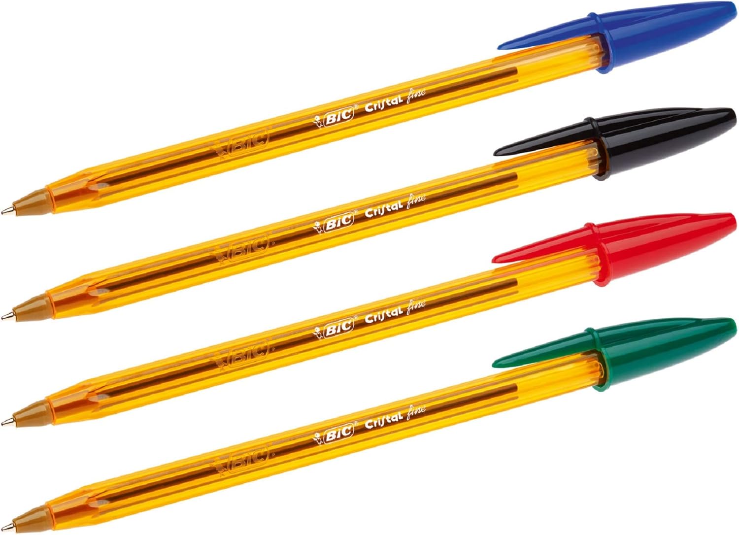 BIC Cristal Original Ballpoint Pens, Every-Day Biro Pens with Fine Point (0.8 mm), Black Ink, Pack of 50 5