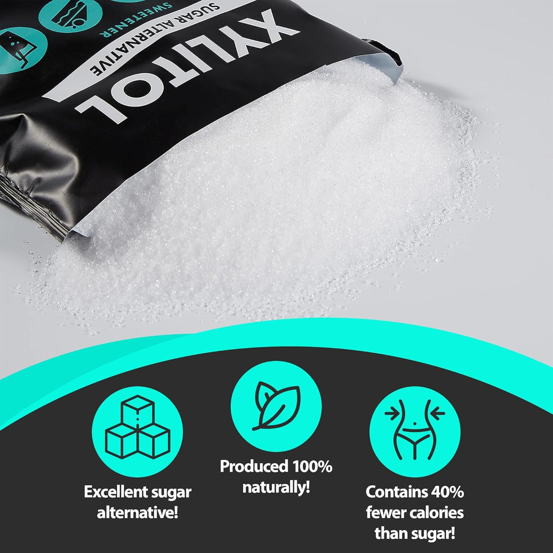 Nature Diet - Xylitol 1 kg | 100% Natural Plant-Based Sweetener | Low Glycemic Sugar Substitute