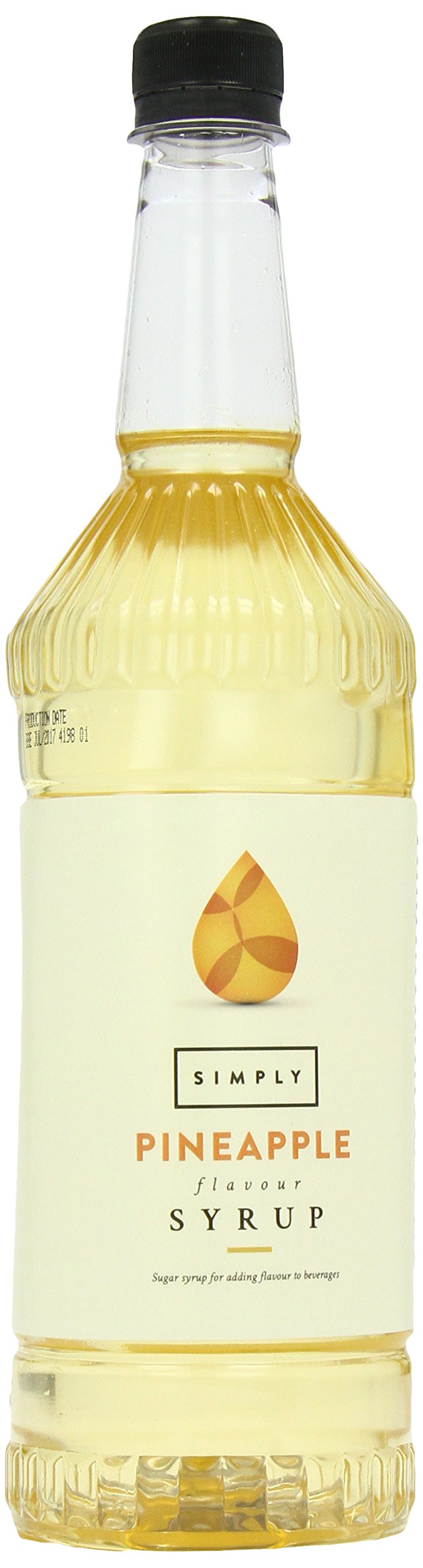 Simply Pineapple Syrup - Vegan, Nut Free Flavoured Syrup for Coffee & Cocktails | 1L 1