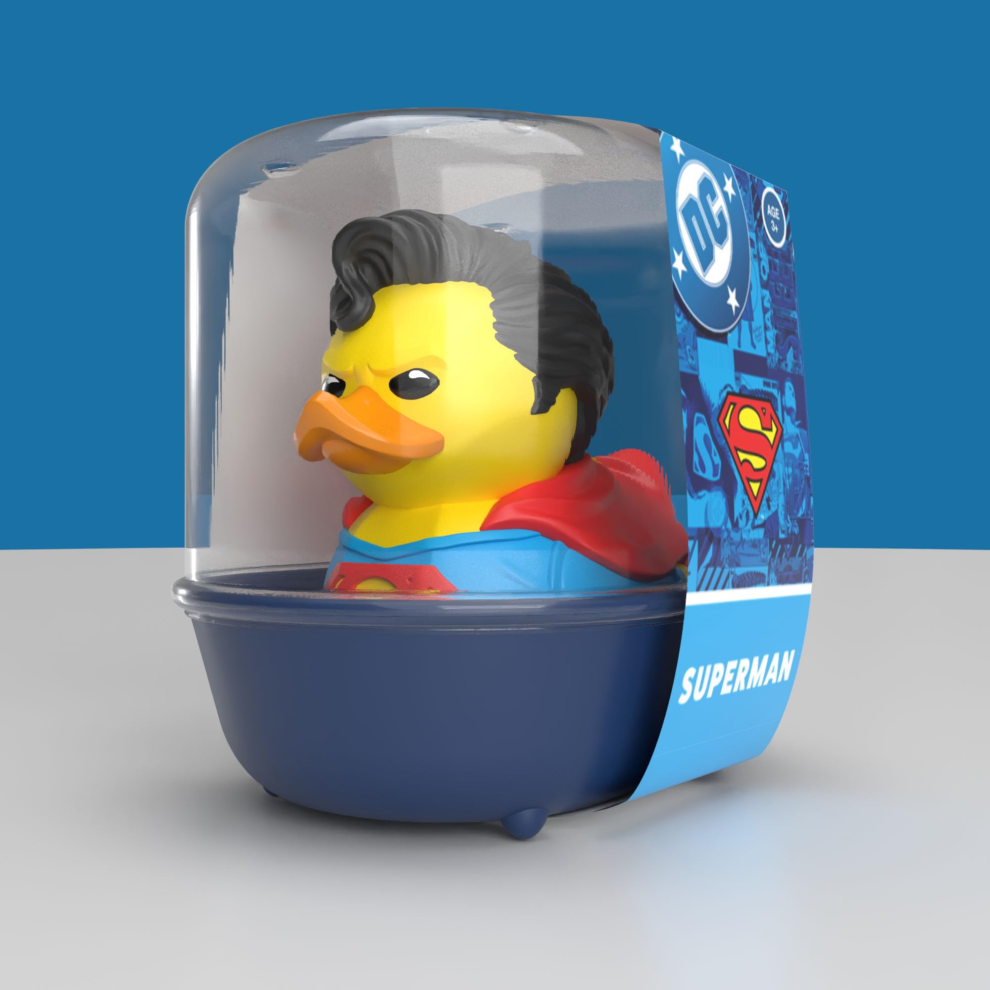 TUBBZ Mini: DC Comics - Superman Cosplaying Rubber Duck Vinyl Figure 8