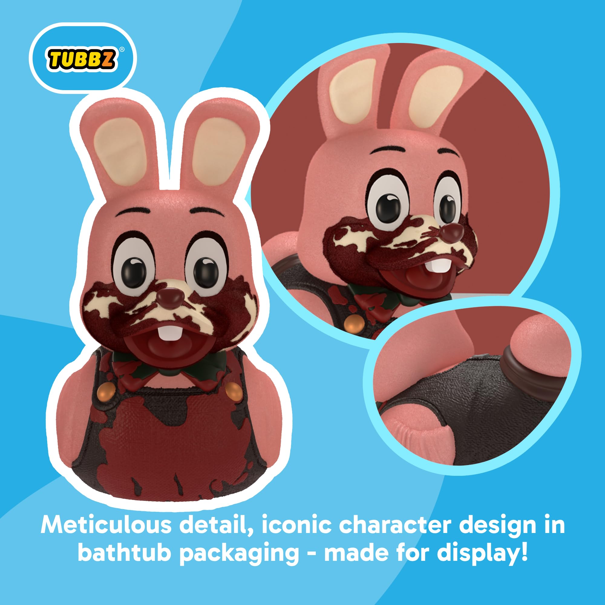 TUBBZ Silent Hill - Robbie the Rabbit Cosplaying Rubber Duck Collectible | 9cm Tall