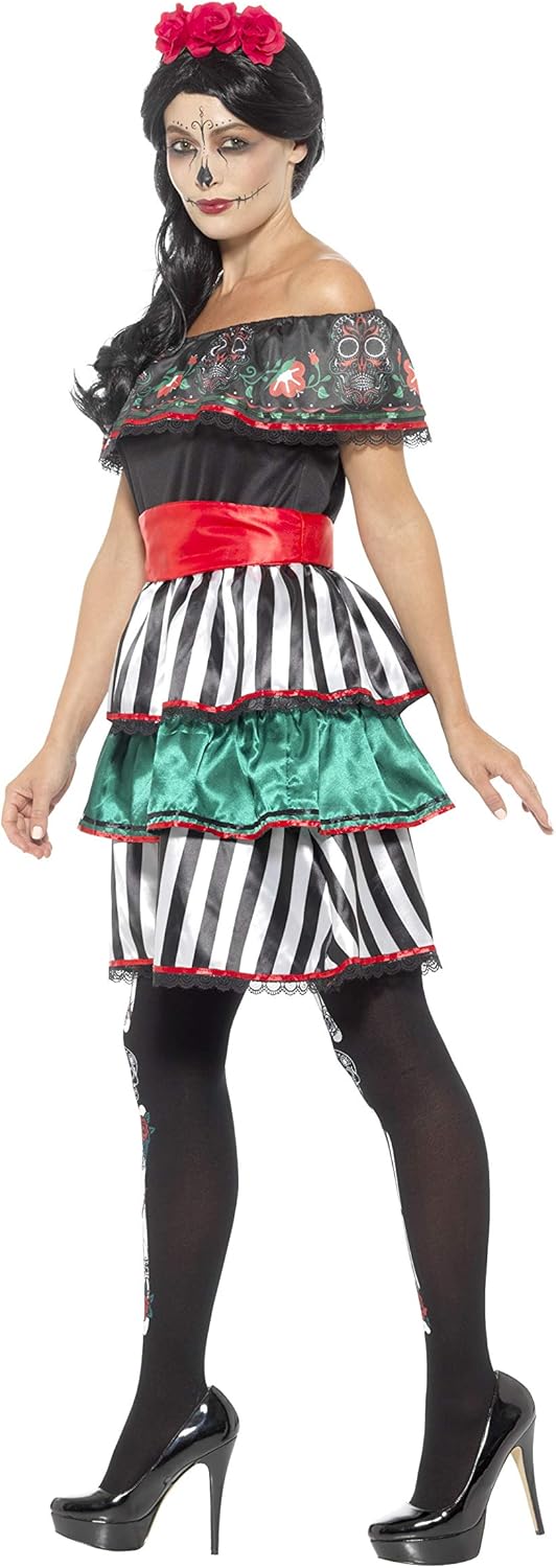 Smiffys Day of the Dead Senorita Costume - X-Large (48077X1)