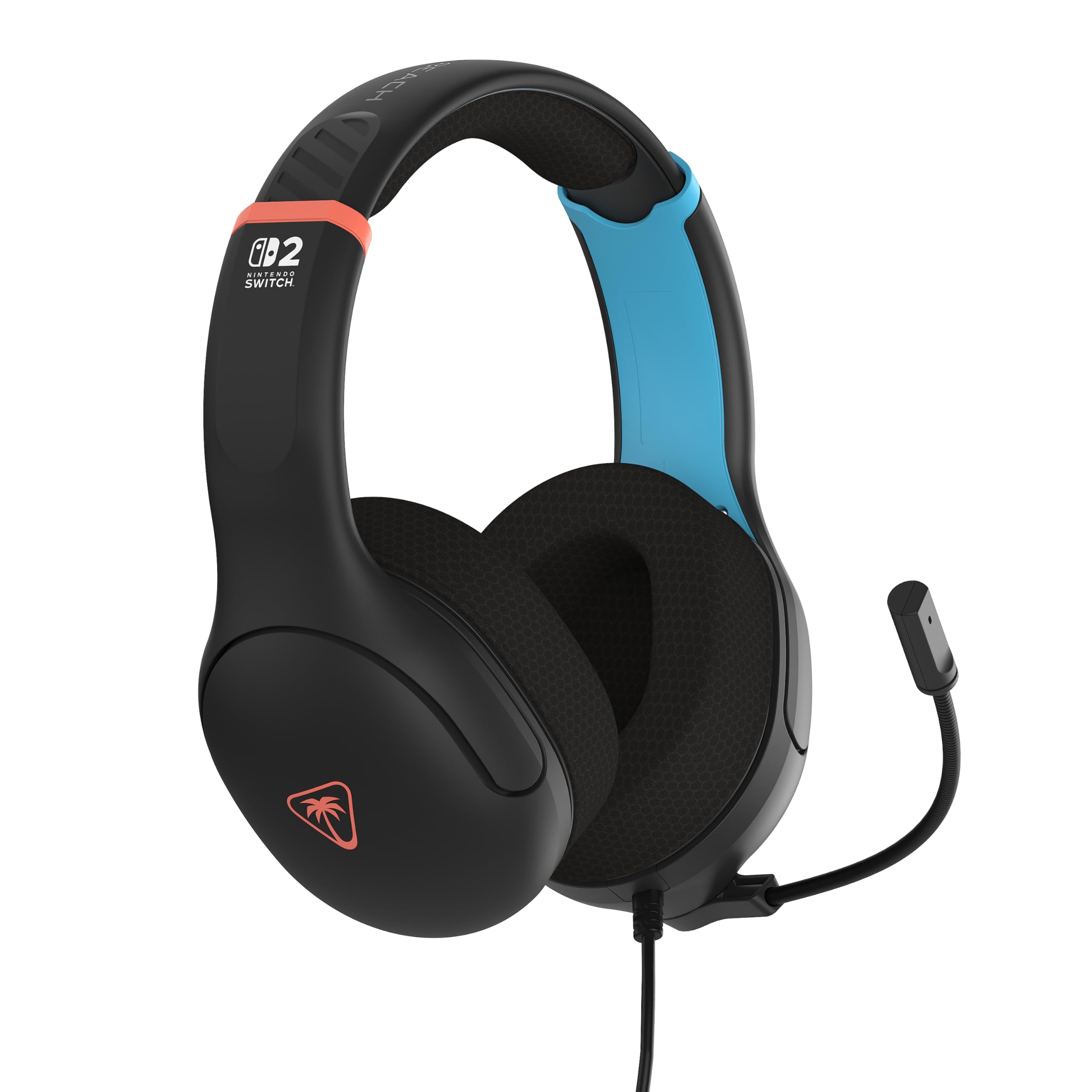 Turtle Beach Airlite Fit Charcoal Black Wired Gaming Headset Officially Lic 4