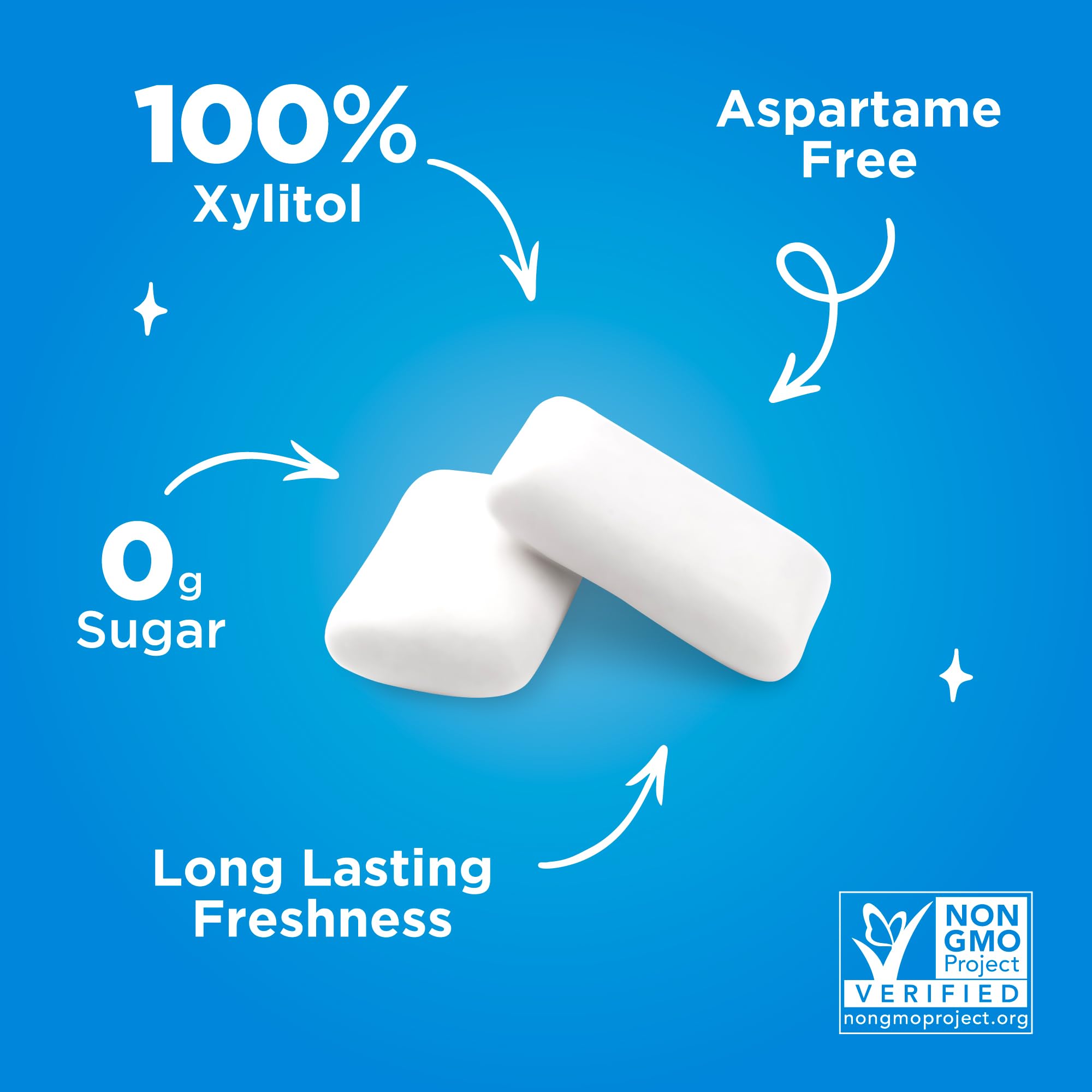 PUR - Peppermint Chewing Gum (55 Pieces, Sugar-Free, Xylitol-Sweetened) 5