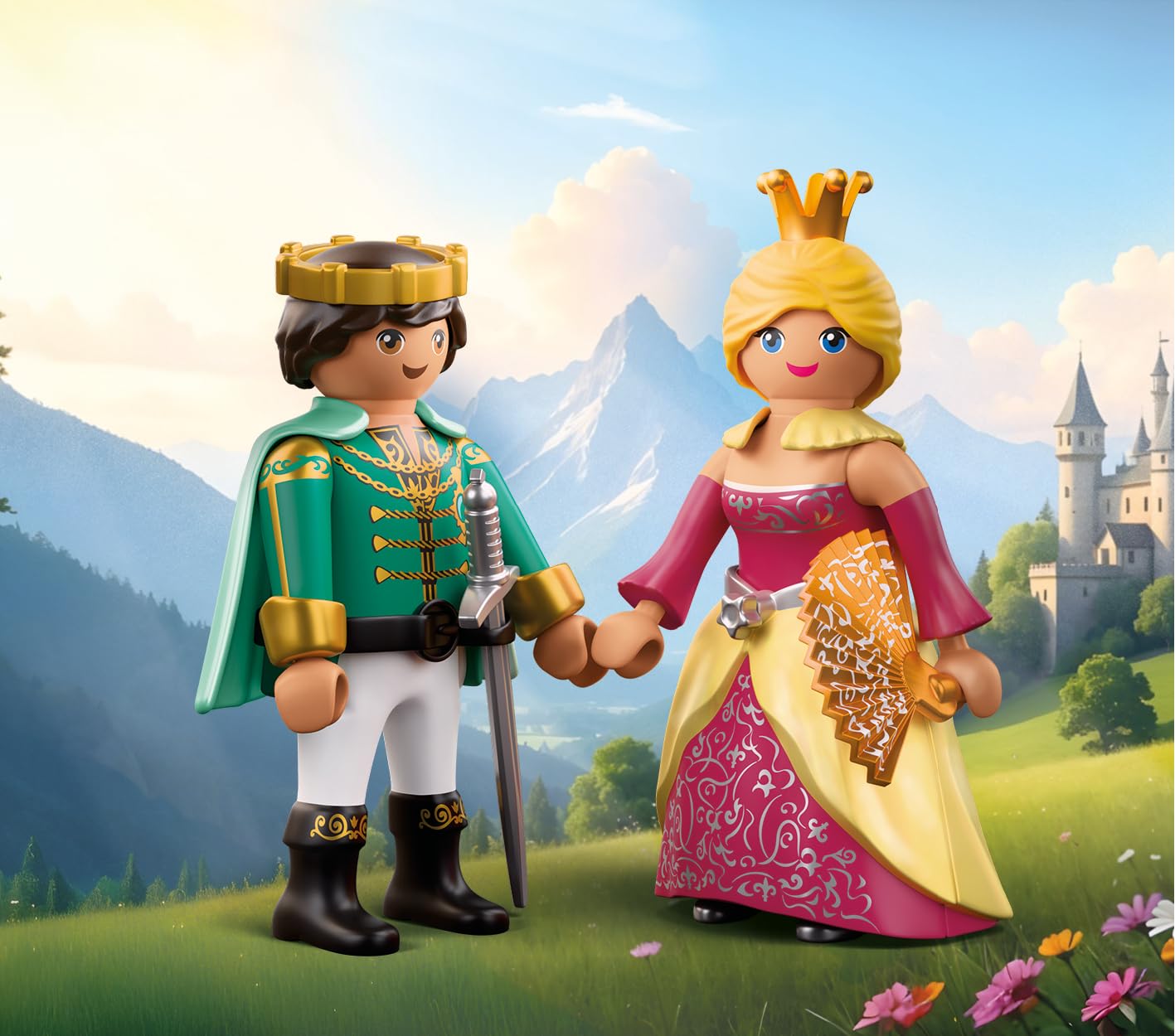 Playmobil Prince and Princess Playset - Royal Figures with Accessories, Ages 4+ 2