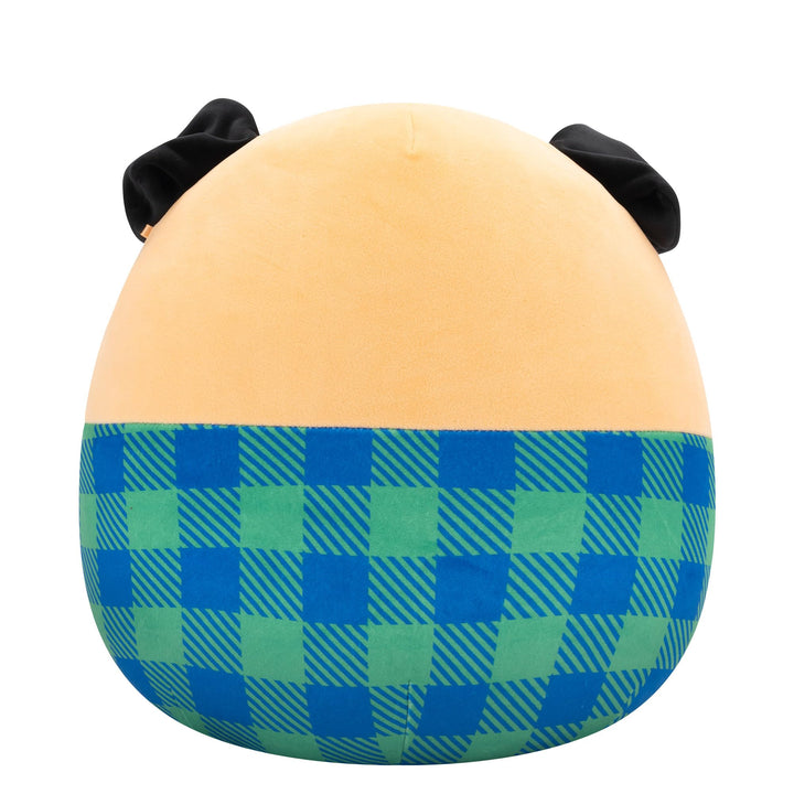 Squishmallows Prince the Brown Pug - 12 Inch Super Soft Plush Collectible