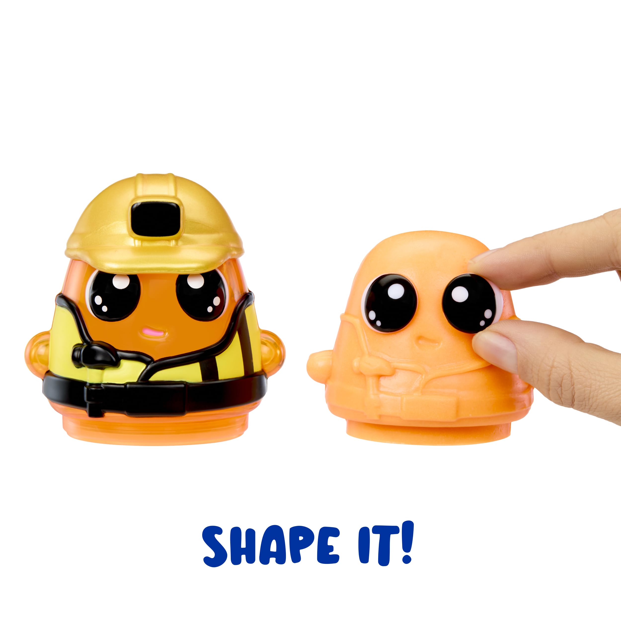 Dohkins Hero Pack Characters (Builder, Pirate, Fire Chief) - Never-Dry Dough | Ages 3+ 4