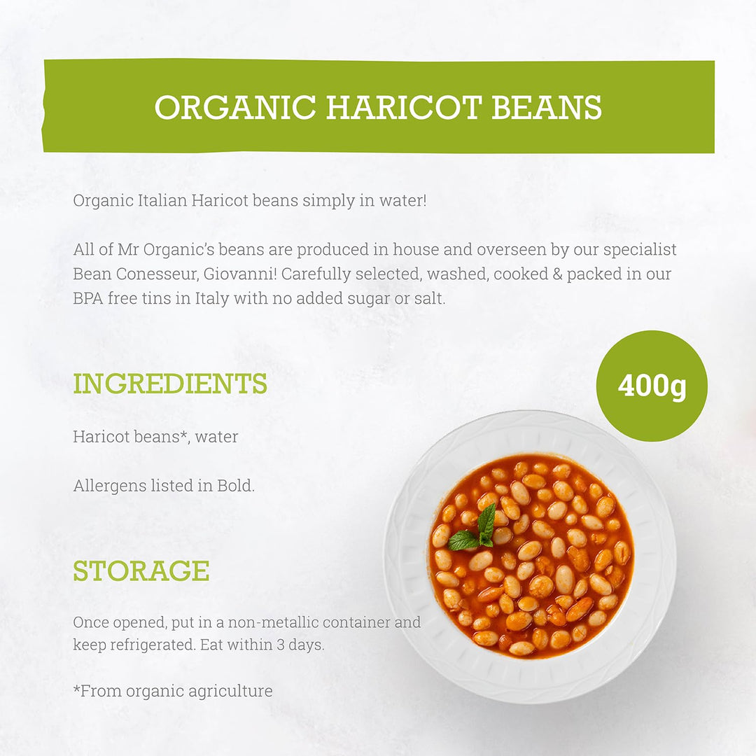 Mr Organic - Haricot Beans Organic Tinned Beans
