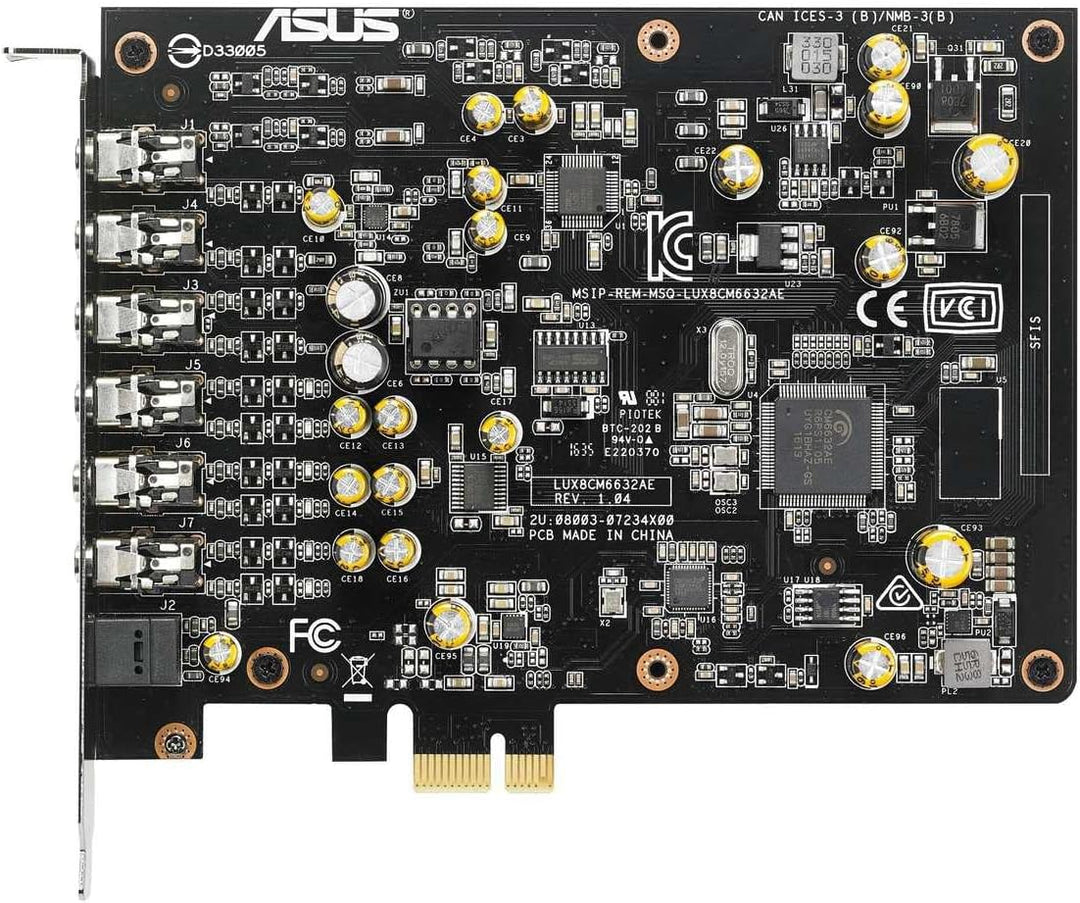 ASUS Xonar AE PCIe Gaming Sound Card (90YA00P0-M0UA00)