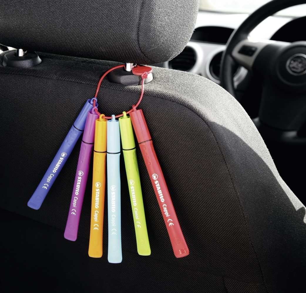 STABILO Cappi Fibre-Tip Pen with Cap-Ring - Pack of 24 Assorted Colours 10