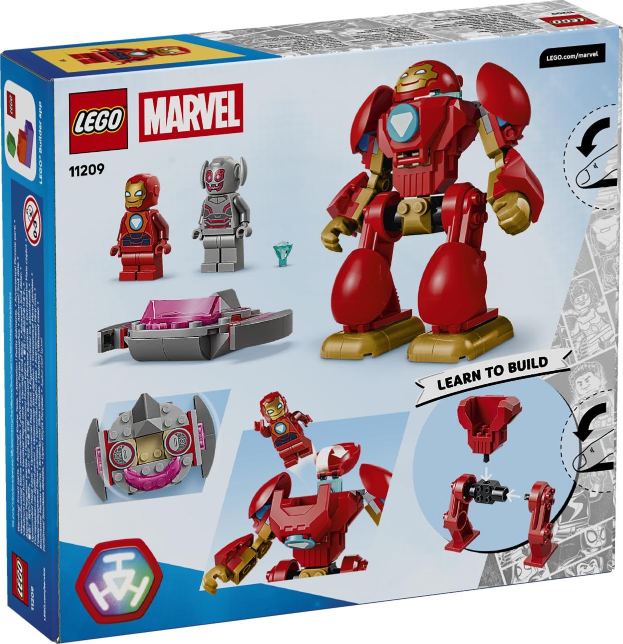 LEGO Marvel Ultron vs. Iron Man Building Set | Ages 4+ | Includes 2 Minifigures & Mech 8