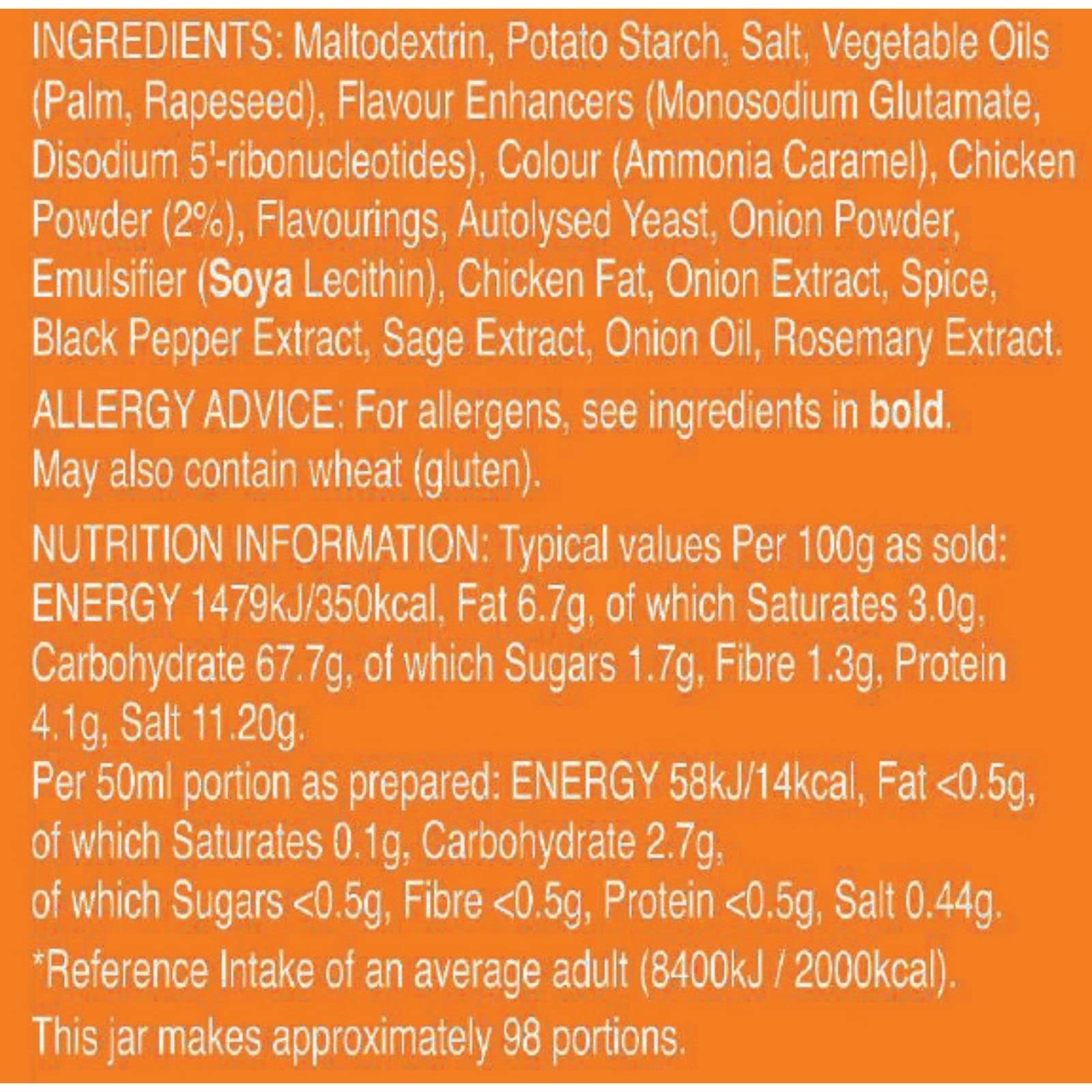 Bisto - Best Chicken Gravy Granules Made with Real Meat Juice, 390g Jar 2