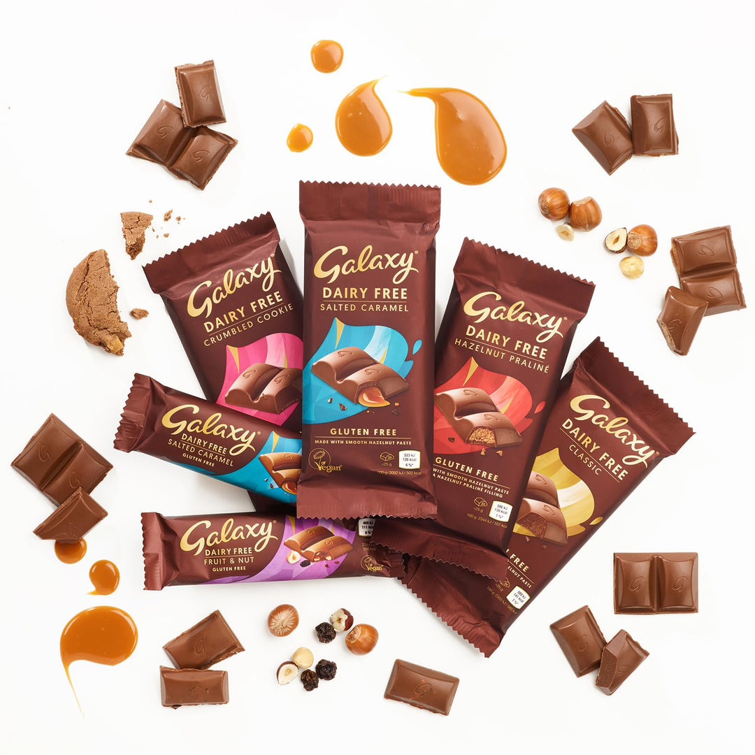 Galaxy Dairy Free Chocolate Bar – Vegan Chocolate with Hazelnut Paste