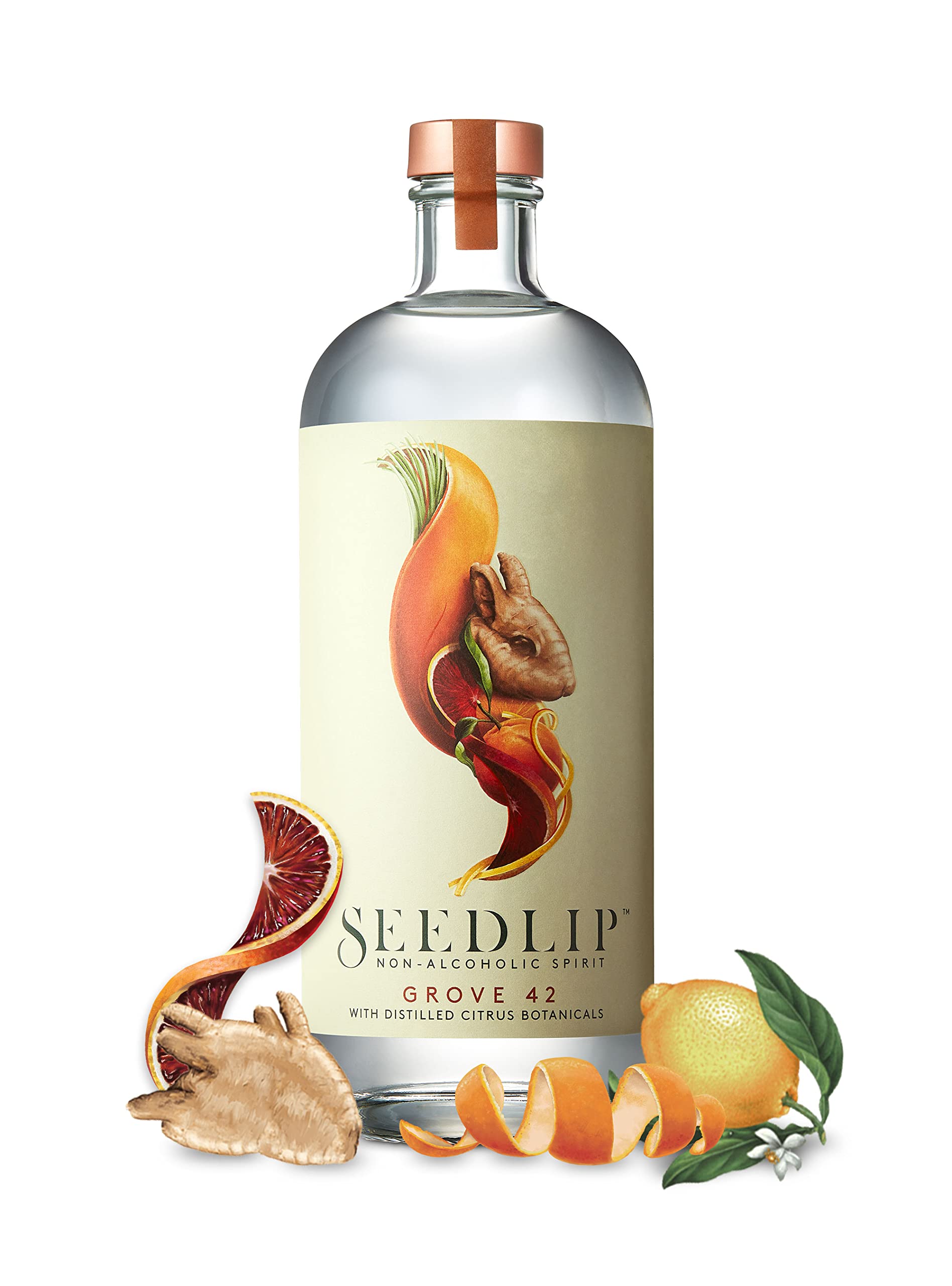 SEEDLIP Grove 42 Non-Alcoholic Spirit - Citrus Blend | 70cl | 0 Calories 1