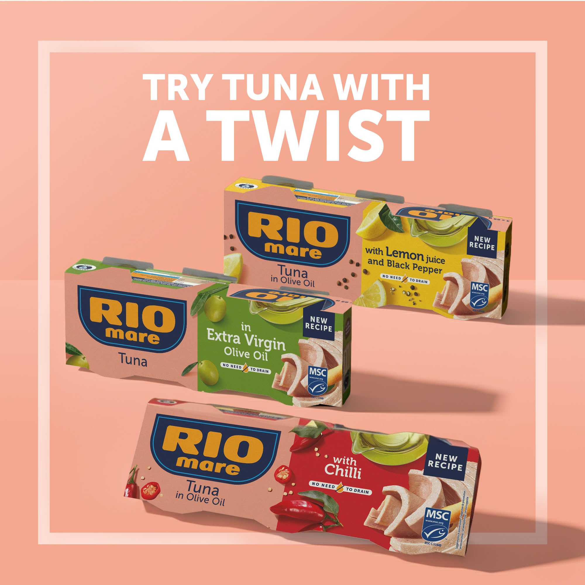 Rio Mare Tuna in Olive Oil - Prime Quality, MSC Sustainable | 160g Pack of 4 7
