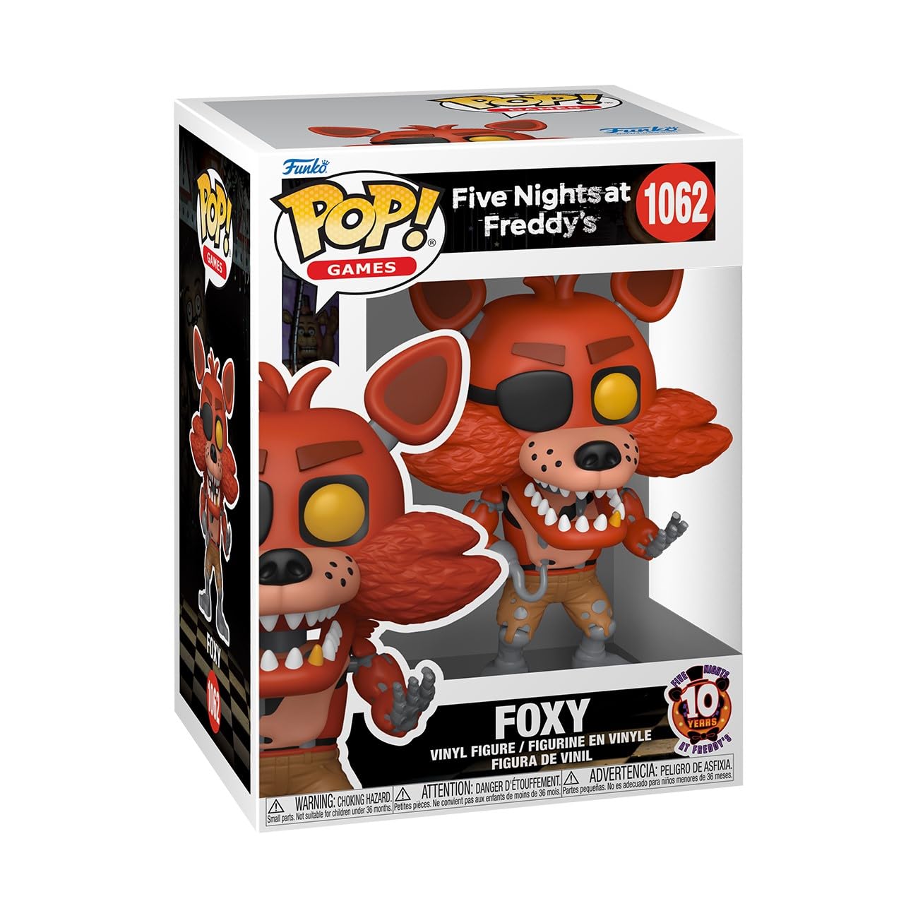Funko Pop! Games Foxy - Five Nights at Freddy's Collectible Vinyl Figure | 3.75 Inches