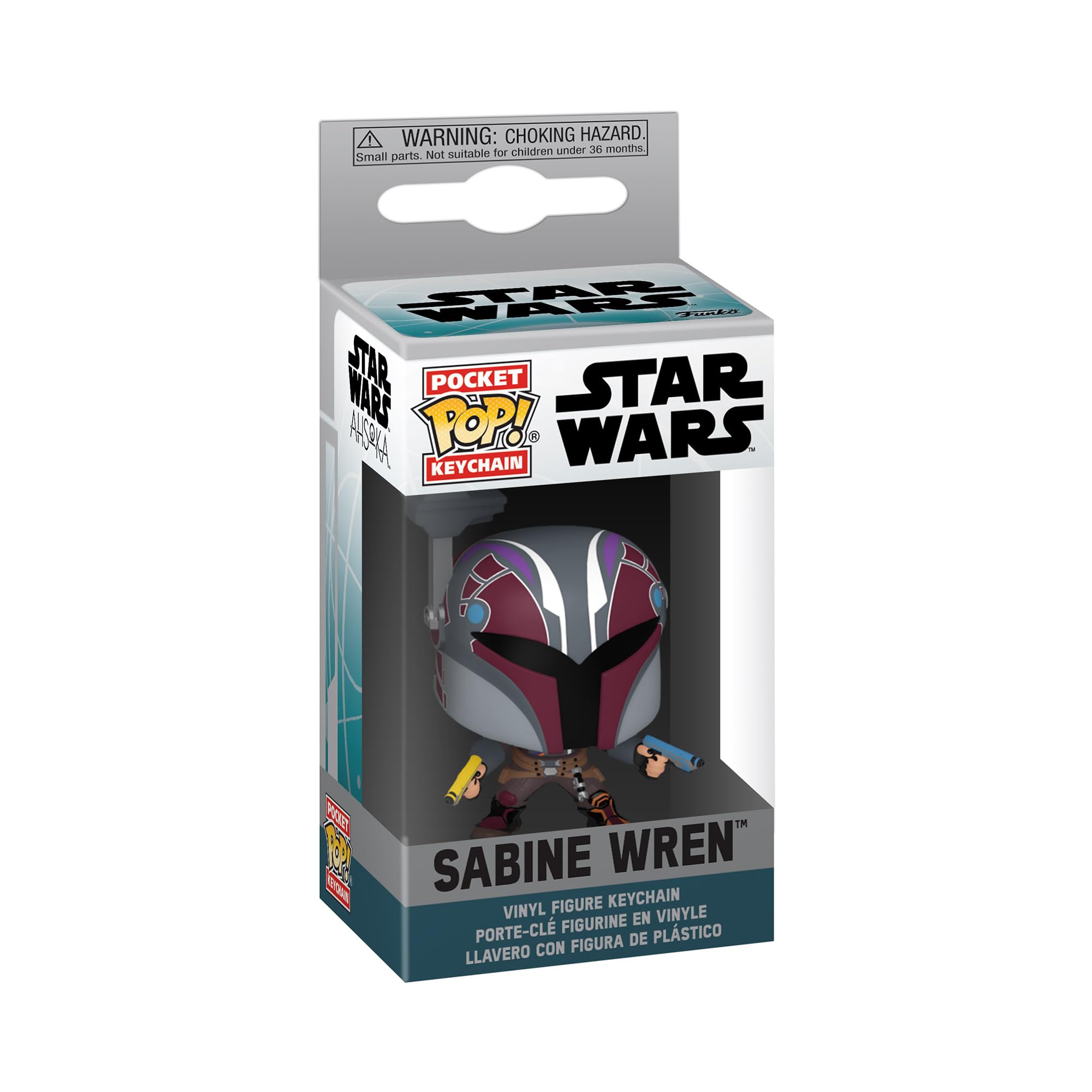 Funko Pop! Keychain: Ahsoka - Sabine Wren Vinyl Figure - Star Wars Collectible 10
