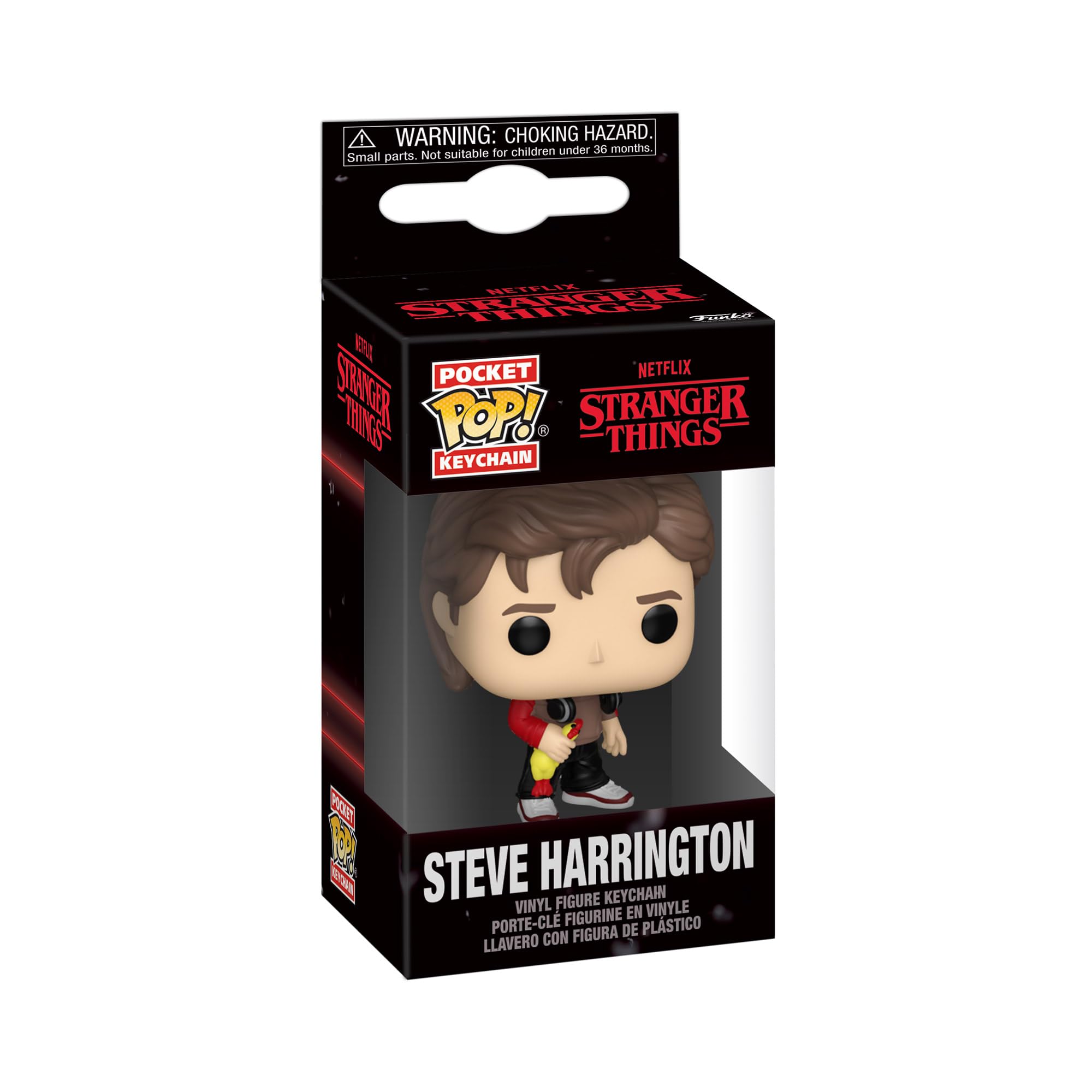 Funko Pop! Keychain: Stranger Things Season 5 - Steve Harrington Vinyl Figure
