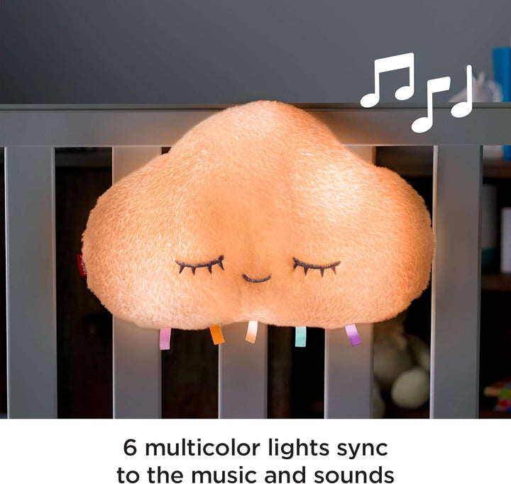Fisher-Price Twinkle and Cuddle Cloud Soother - Musical Light-Up Plush for Babies