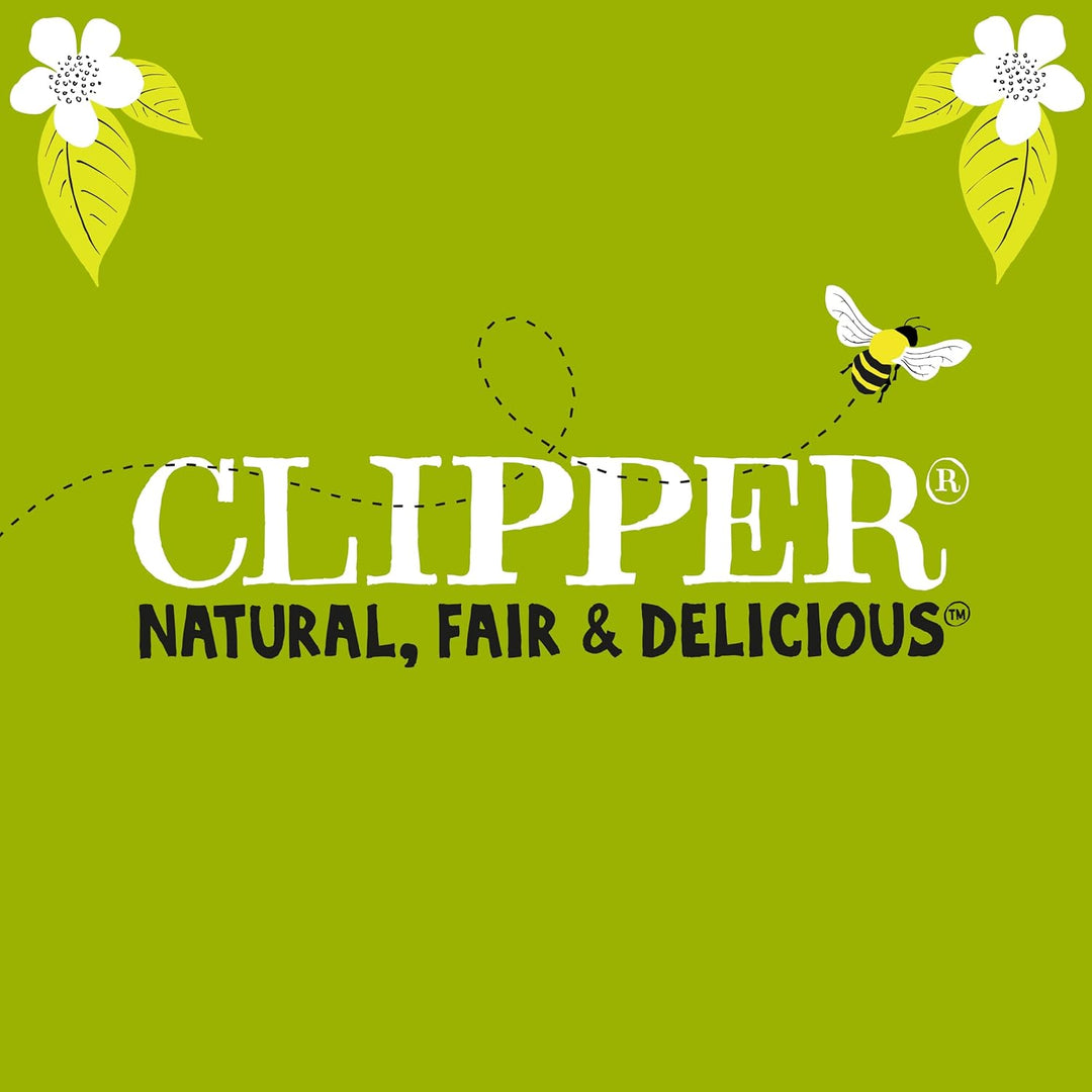 Clipper Organic Pure Green Tea Bags - 320 Bags (4 x 80) Bulk Pack, Fairtrade & Plastic-Free