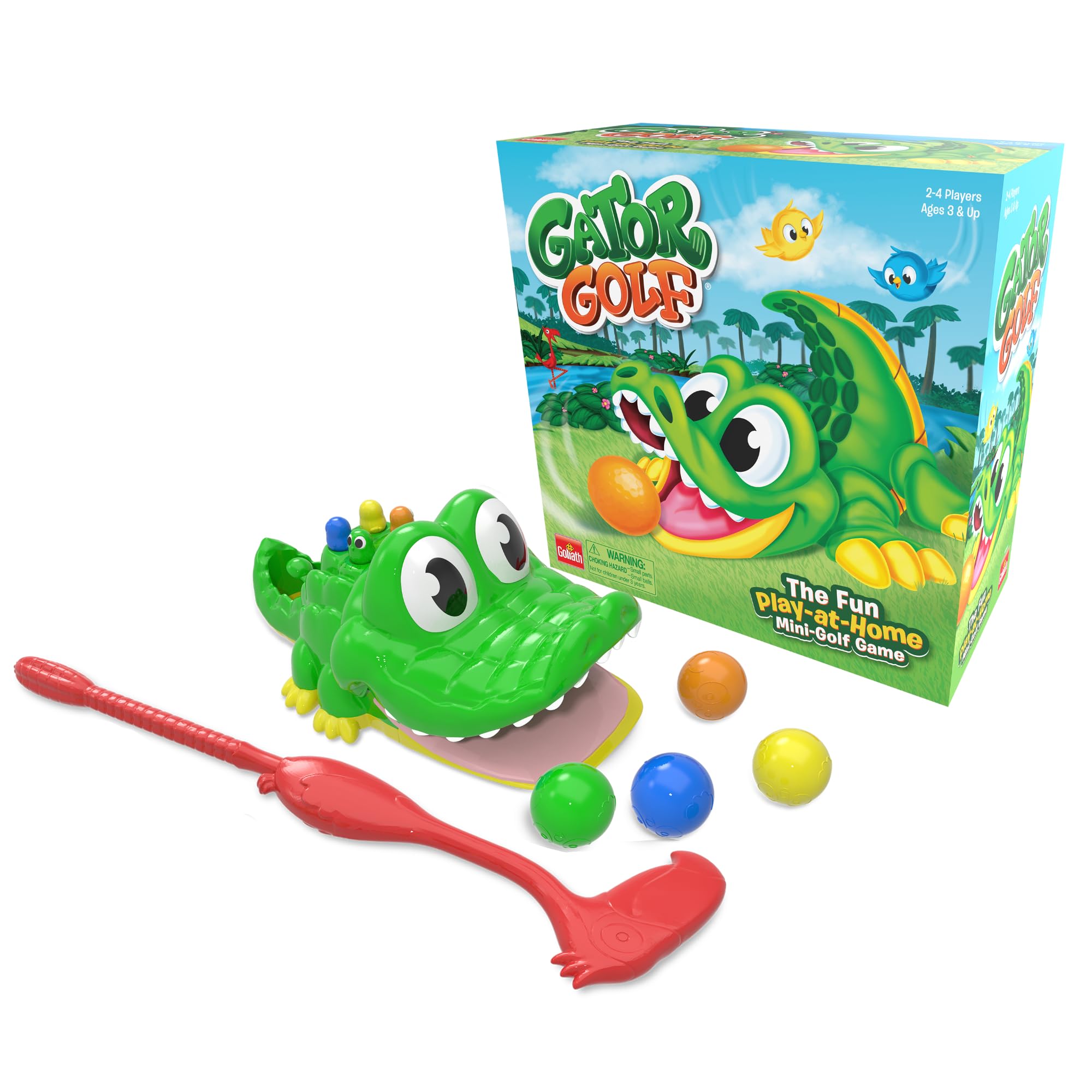 Goliath Games Gator Golf - Mini Golf Game for Kids Ages 3+ | 2-4 Players 1