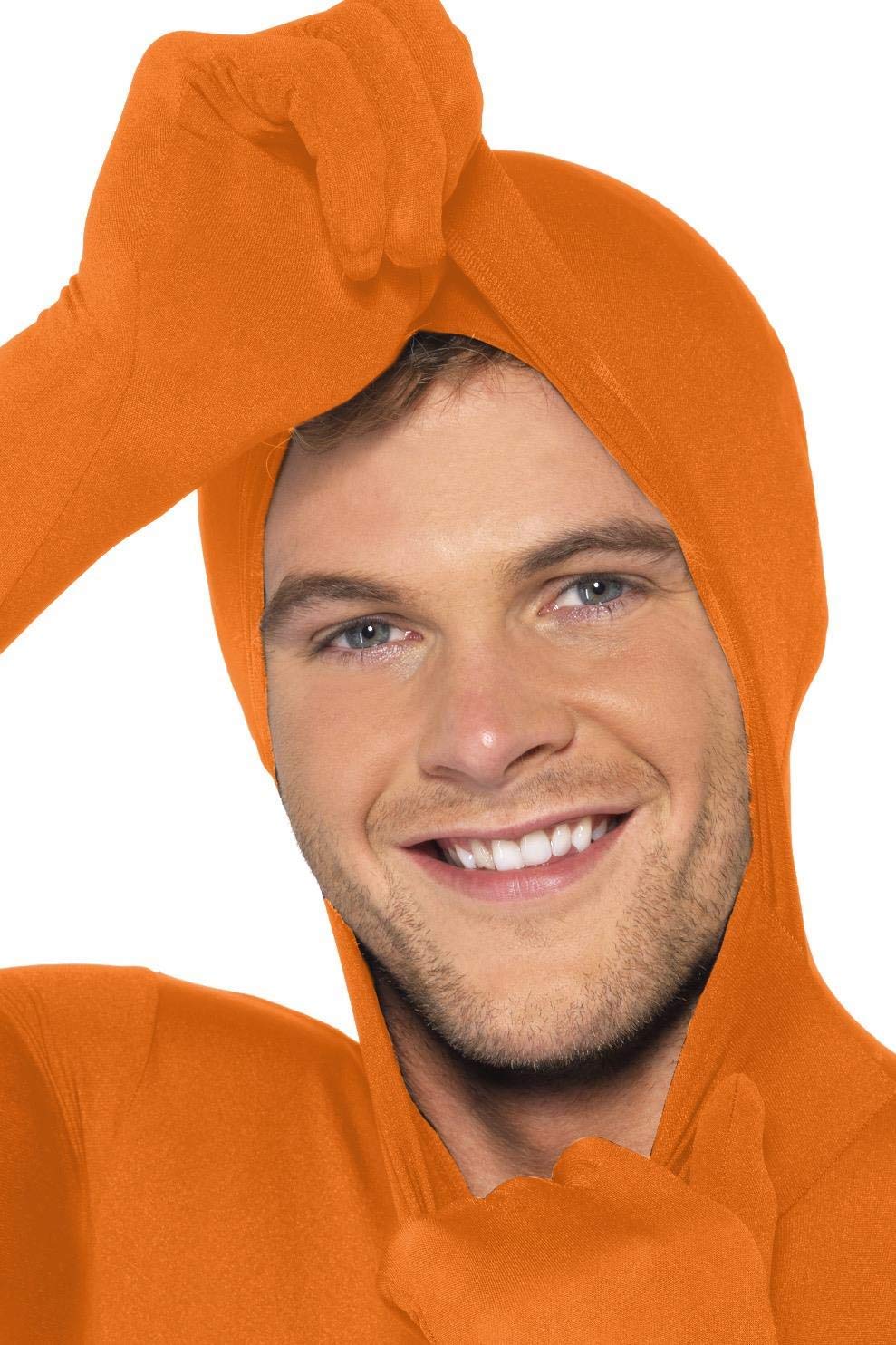 Smiffys Second Skin Costume - Orange | Men's L (42'-44' Chest) | Polyester