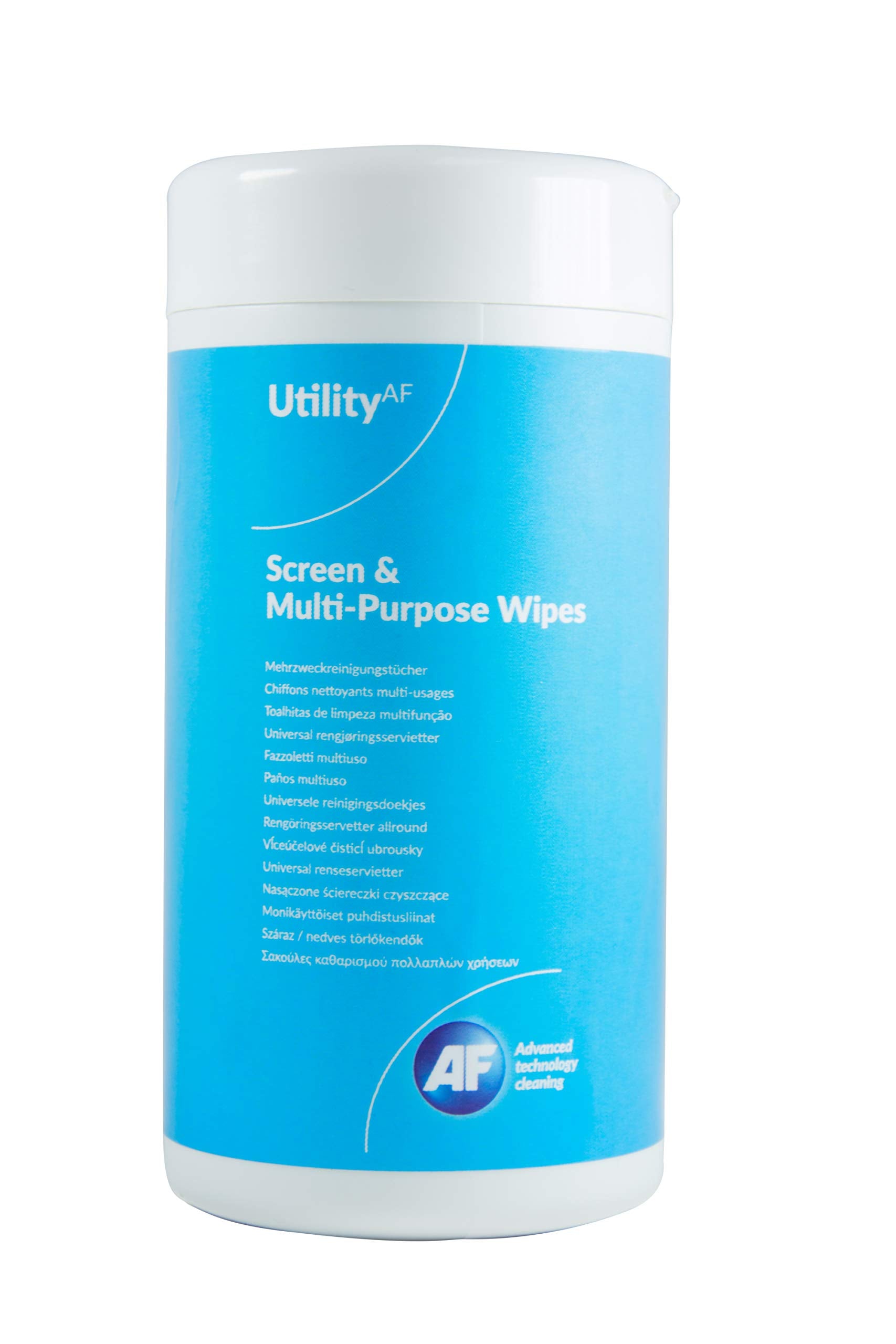 AF Utility Screen and Keyboard Cleaning Wipes - 60 Count Pre-moistened Anti-Static Formula