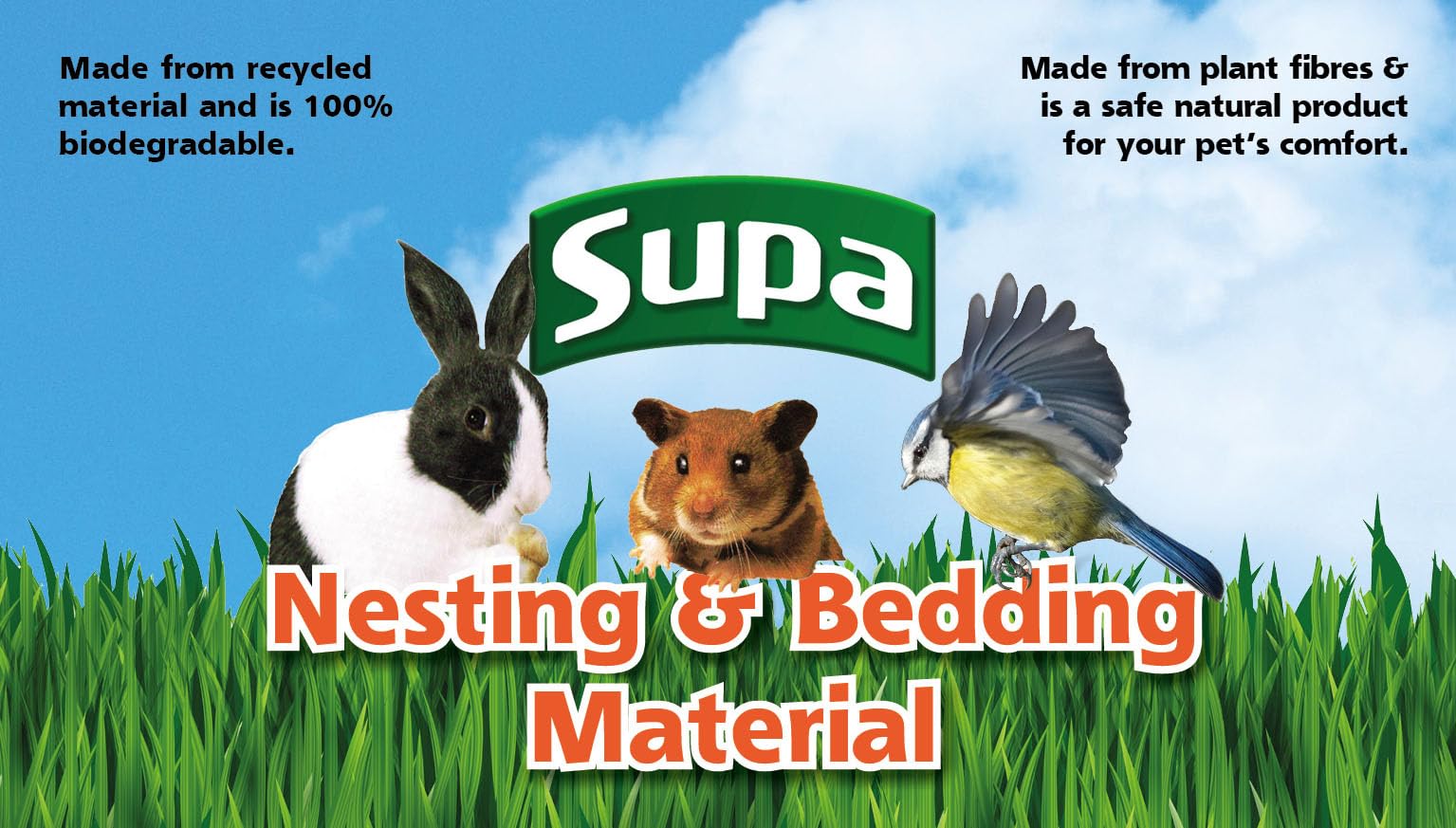 Supa Natural Bedding & Nesting Material - Environmentally Friendly Jute Fibre for Birds & Small Animals | 40g 3