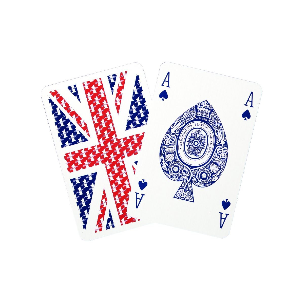 Waddingtons Number 1 Playing Cards - Union Jack Design | Linen Finish | Unisex Adult 4