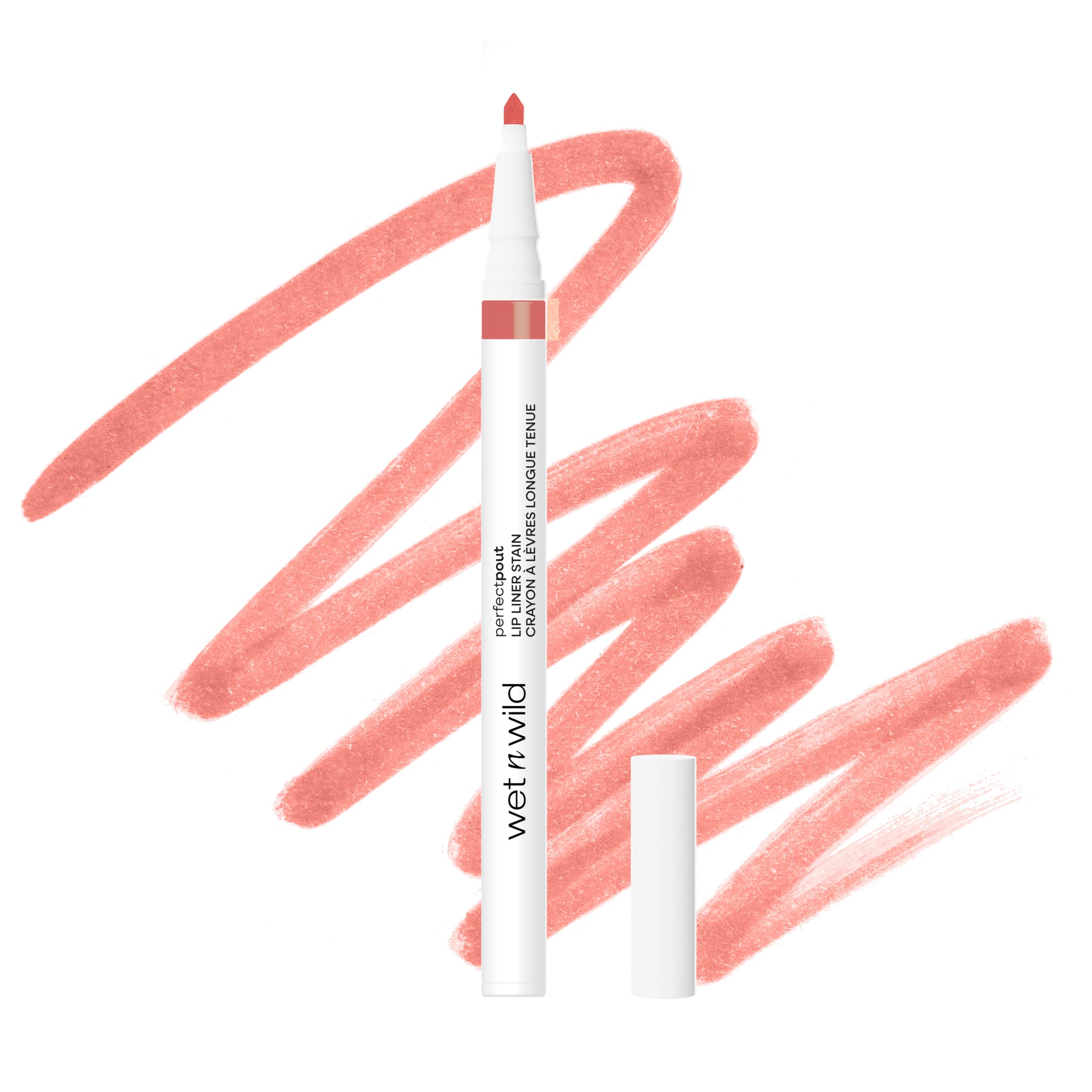 Wet n Wild Perfect Pout Lip Liner Stain - Transfer-Proof Tint | Pretty In Nude | 0.5 ml