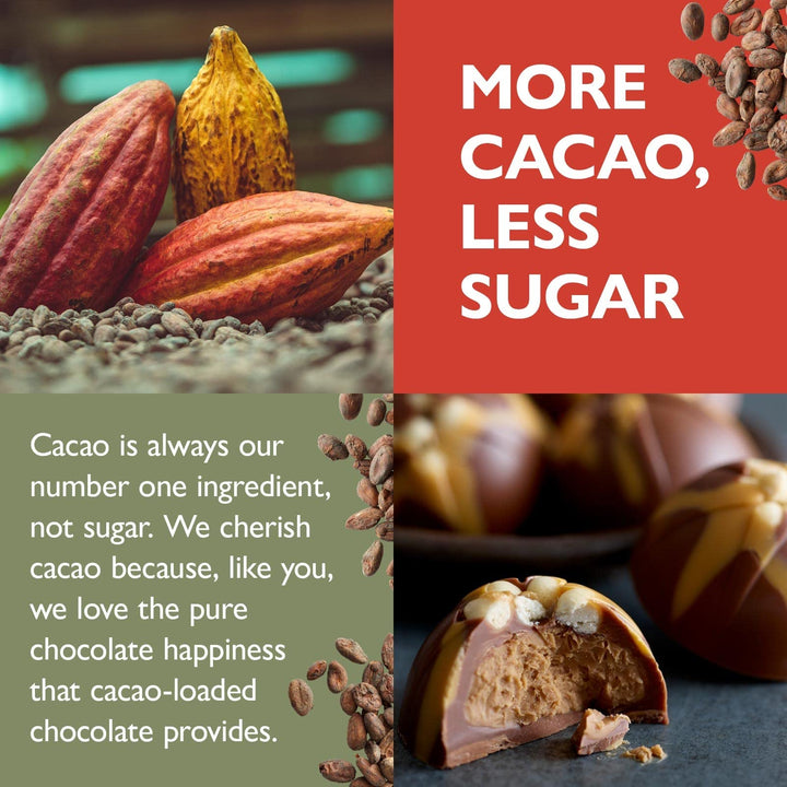 Hotel Chocolat Unbelievably Vegan Sleekster - 33 Vegan Chocolates, 330g, Nutmilk Cacao-Rich Treats