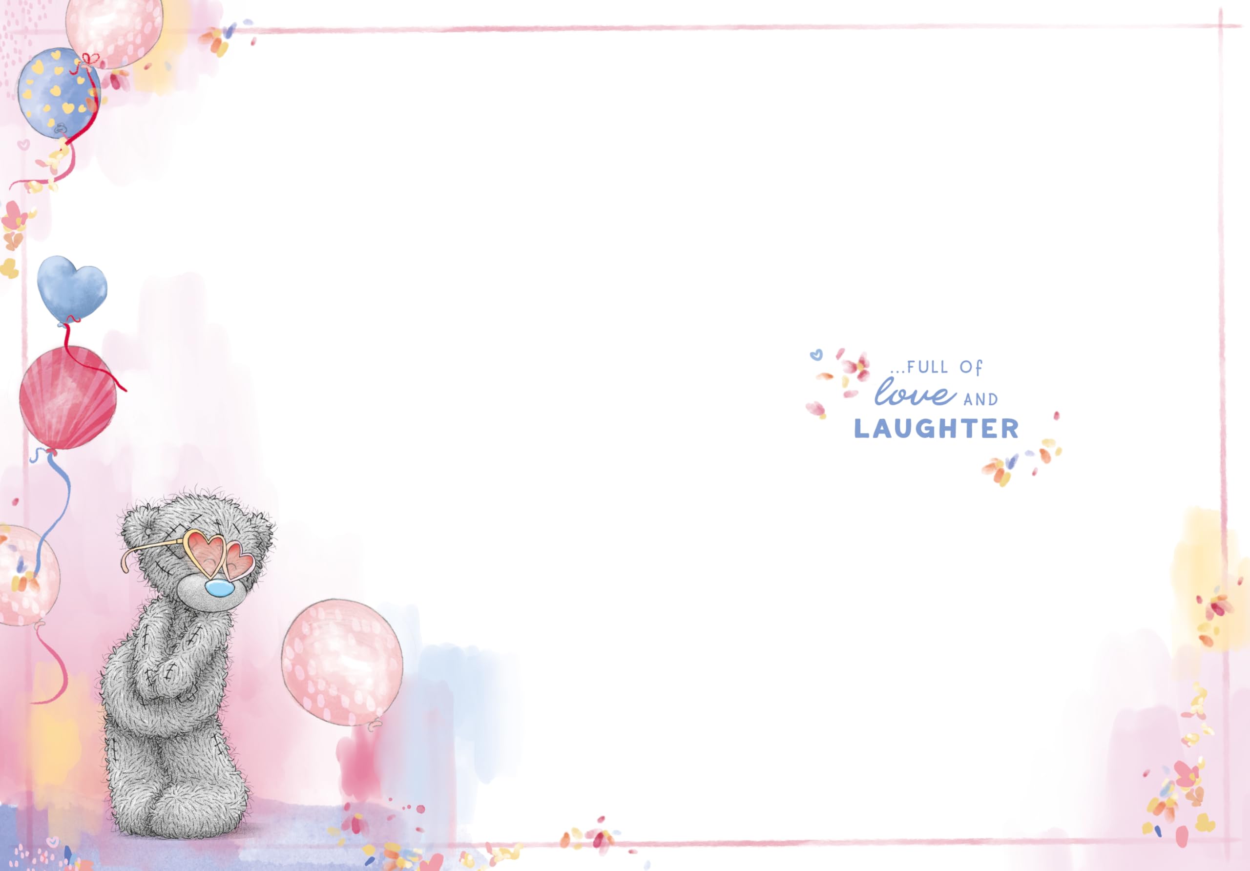 Me To You Tatty Teddy Sister Birthday Card | Gold Foil Accent | 5 x 7 Inches 2