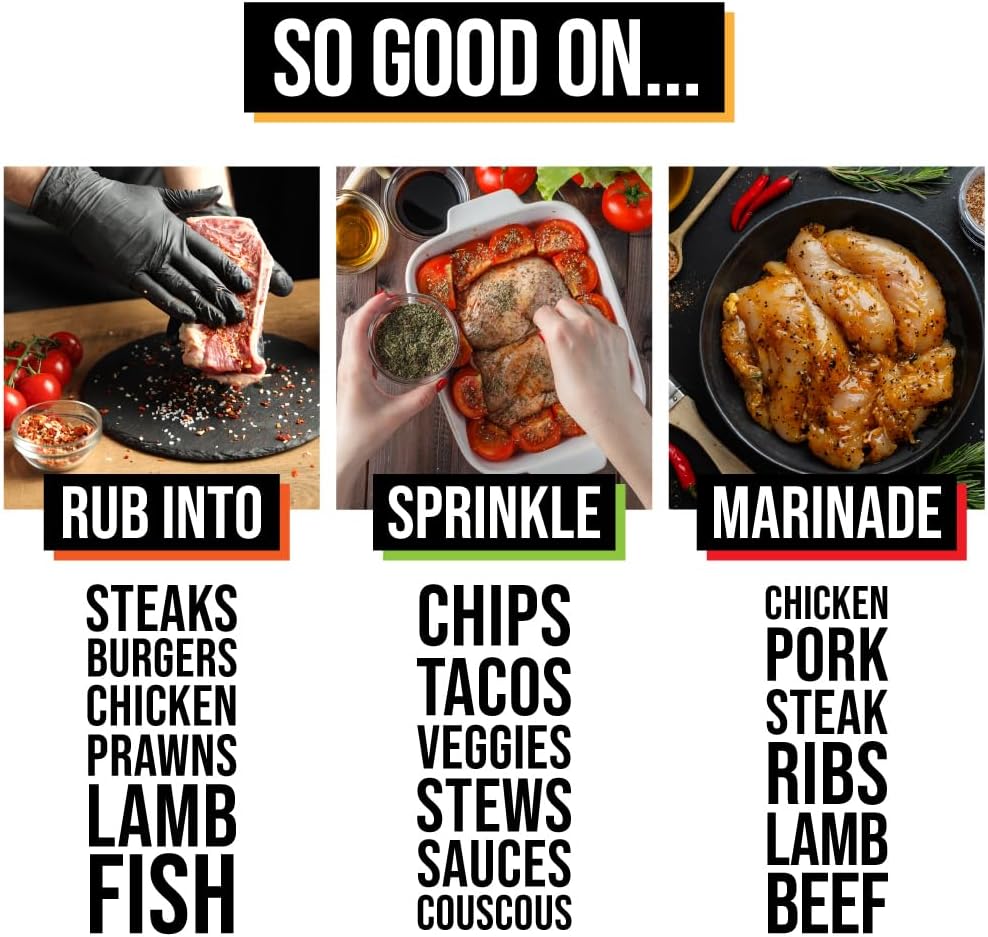 SPICE "N" TICE - The Ultimate Spice, Seasoning & Marinade BBQ Rub Grill Gift Set