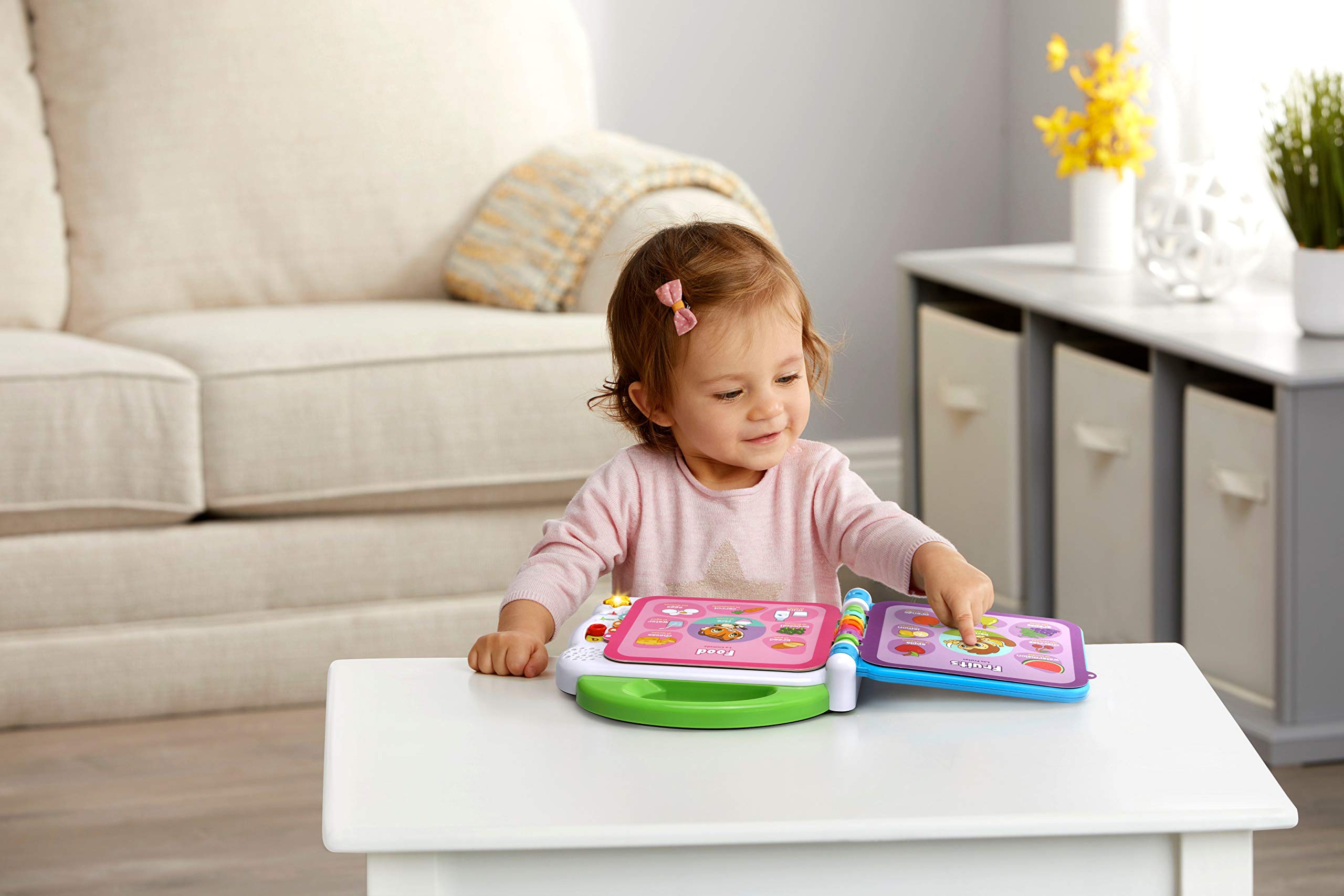 LeapFrog Learning Friends 100 Words Book - Interactive Bilingual Educational Toy for Toddlers 12M+ 5