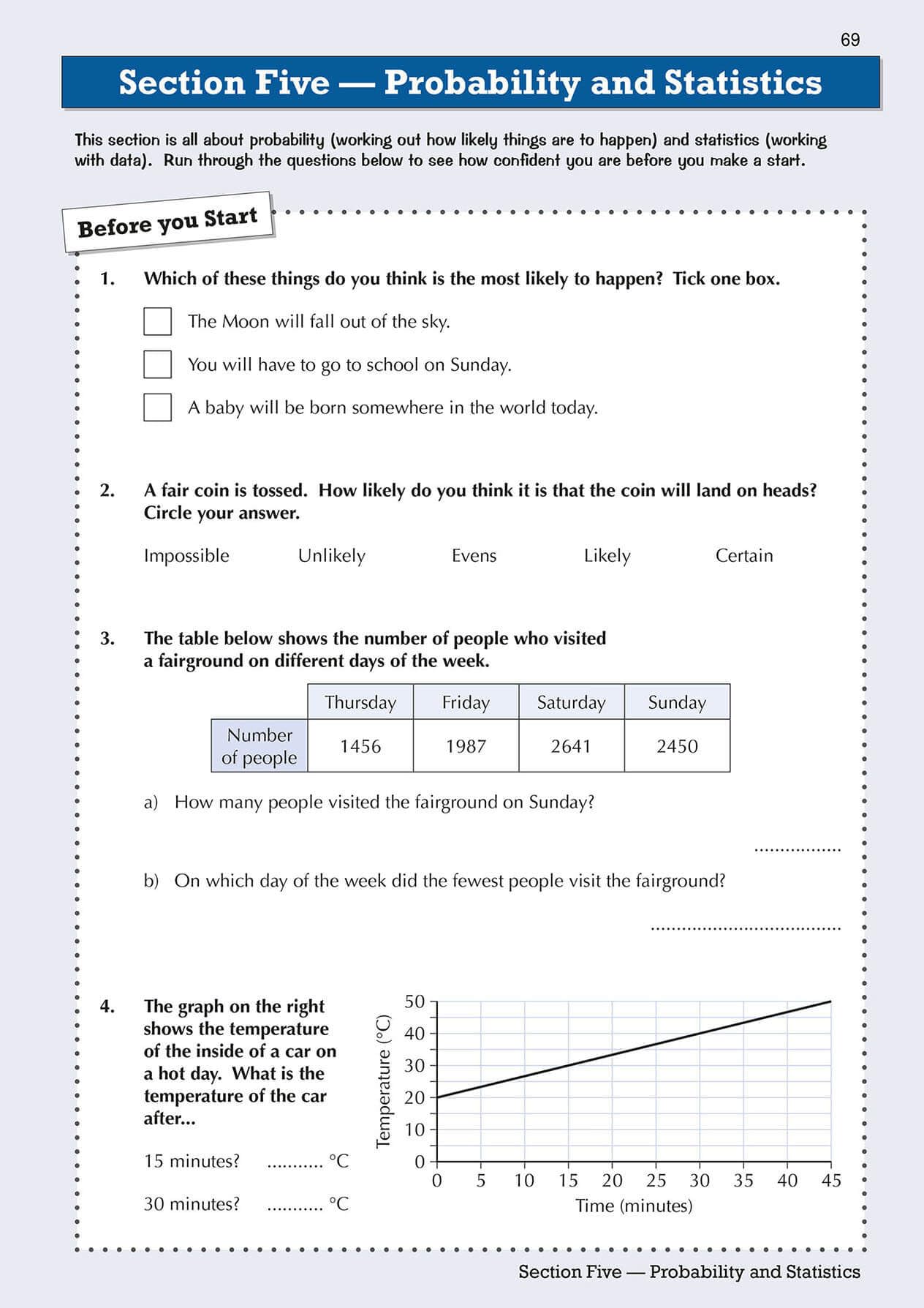 CGP KS3 Maths Targeted Workbook - Year 7 Practice Questions | Paperback | 96 Pages 2