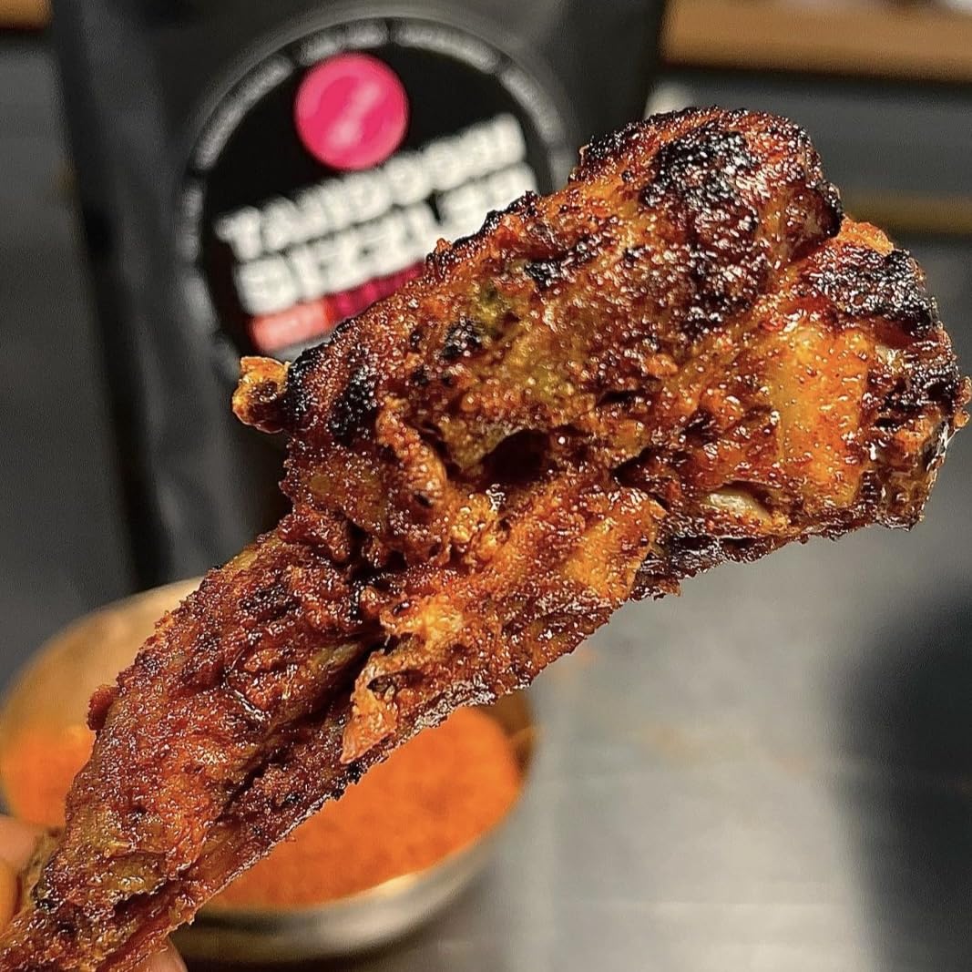 THE CHEEKY INDIAN - Tandoori Sizzler Hot Spice Rub 150g 4